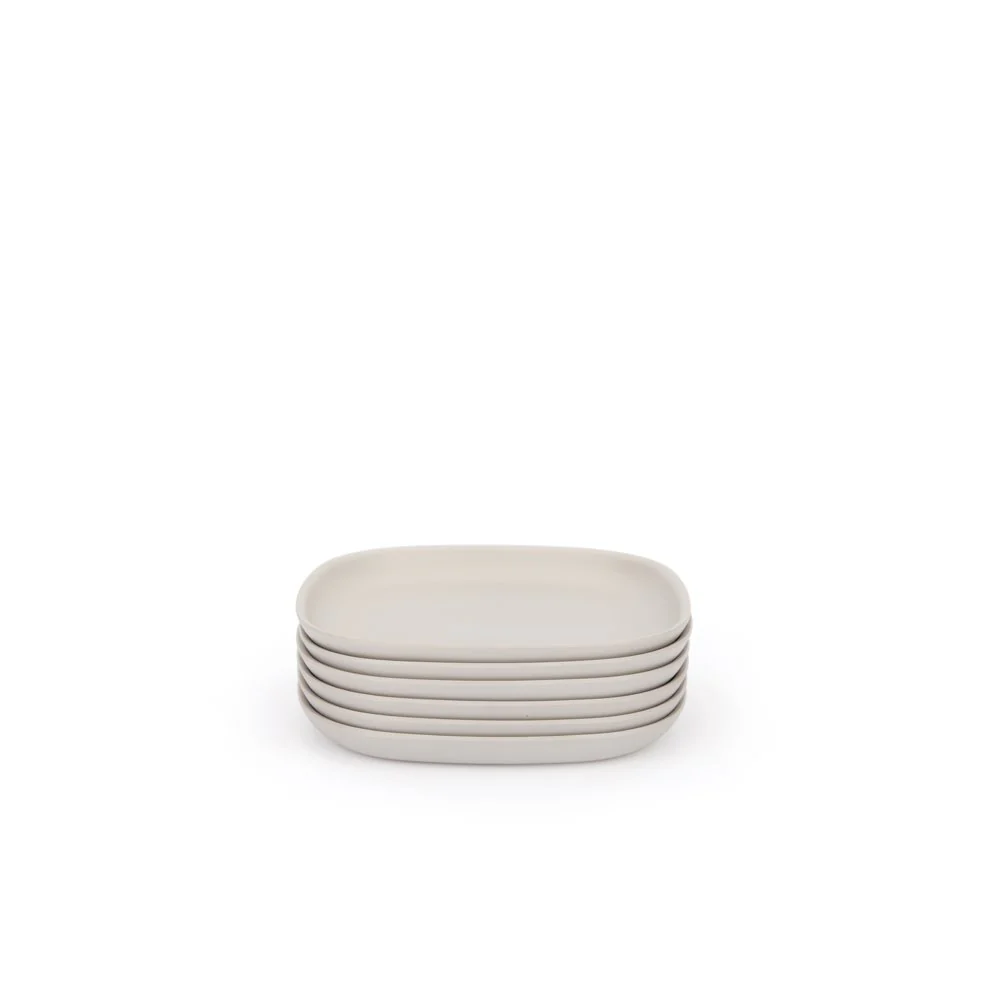 Vogeelle Cocktail Plate Set x 6 - Stone