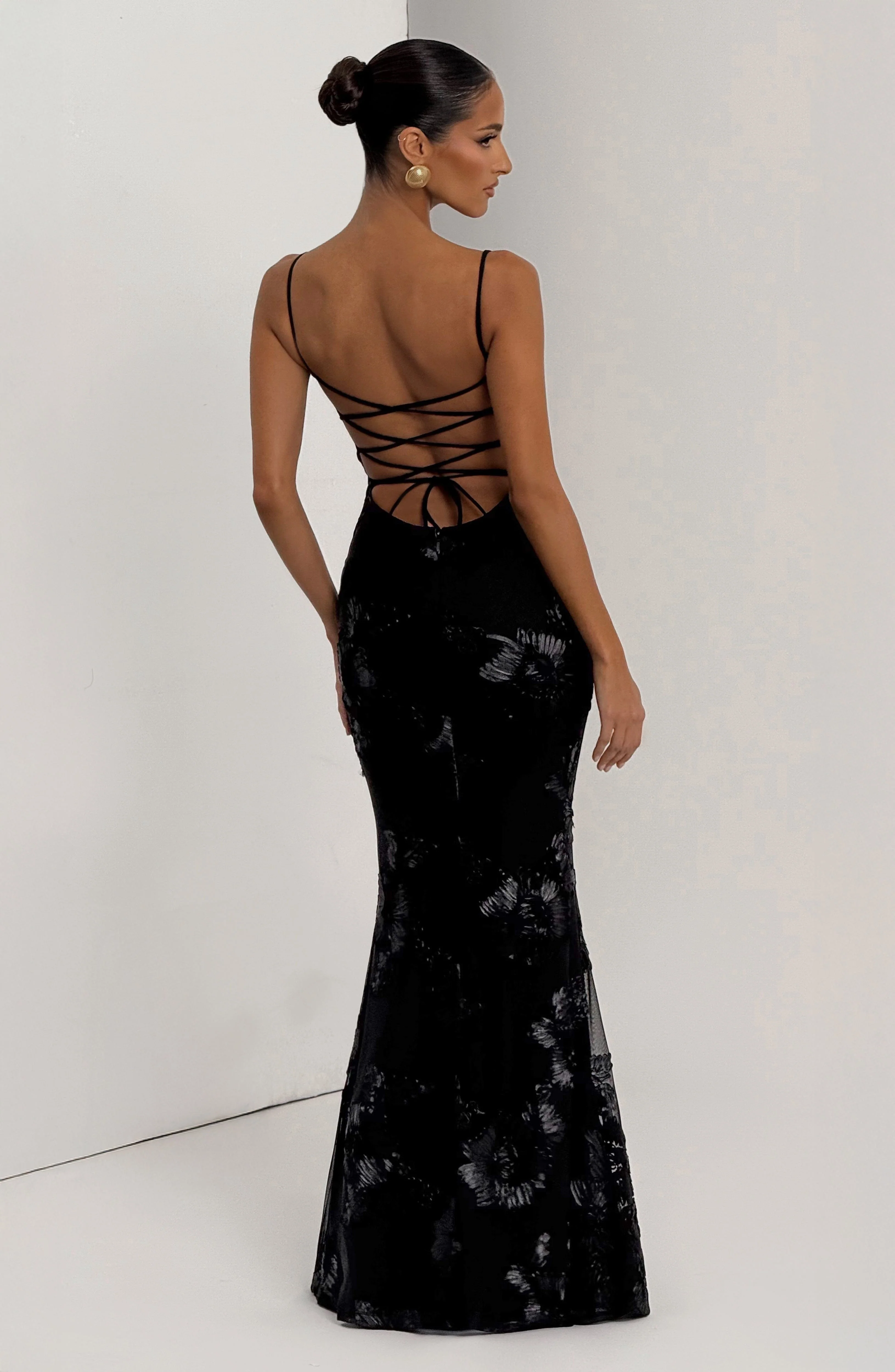 Nefertiti Maxi Dress - Black