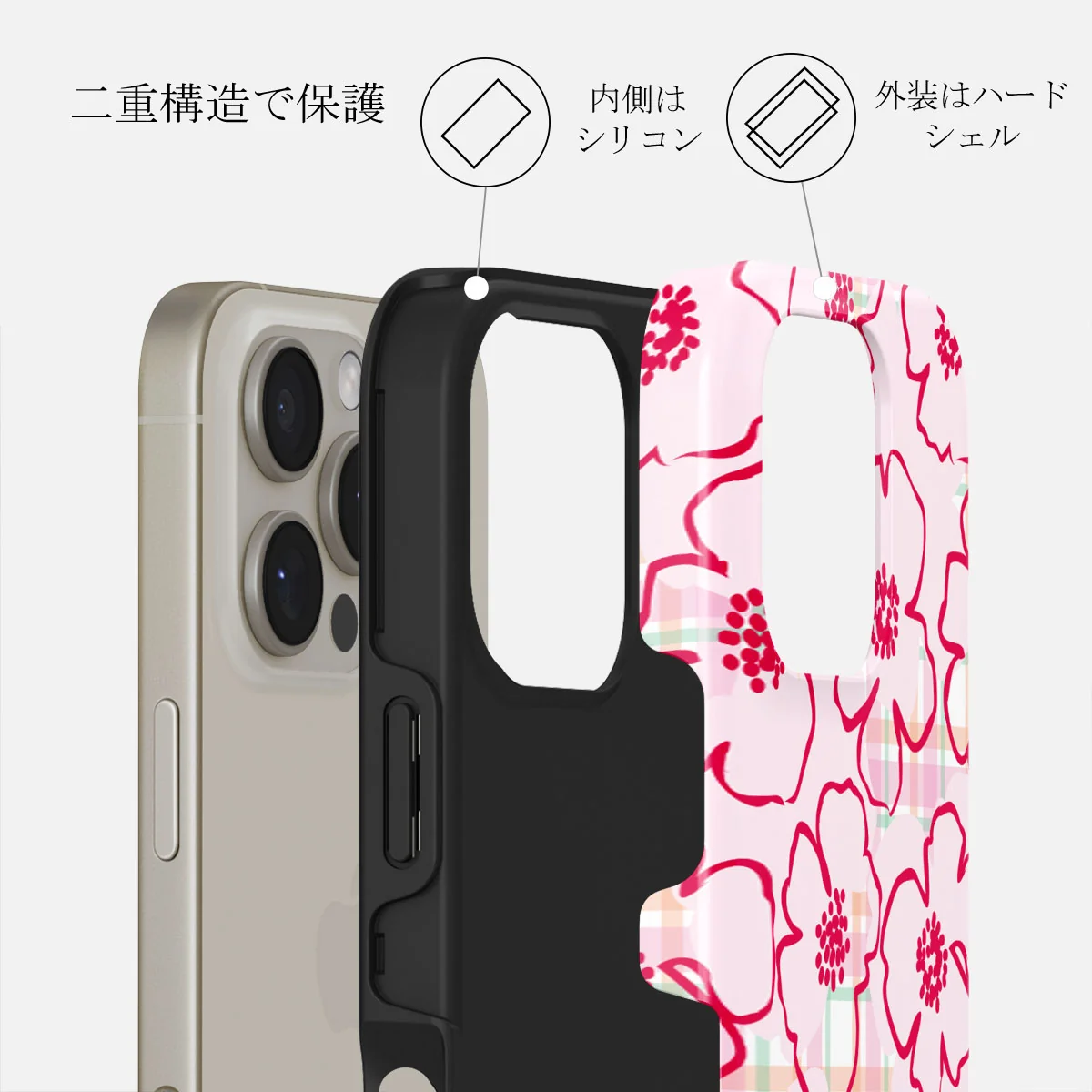 Flower Girl - iPhone 16 Pro ケース