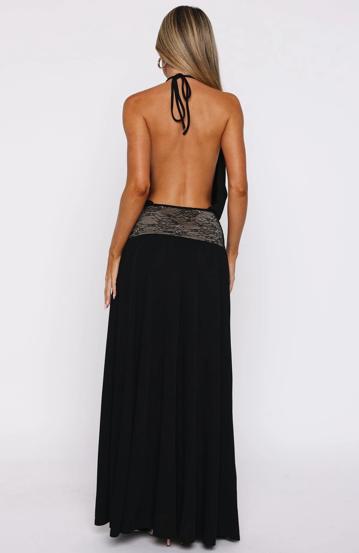 Never On Read Maxi Dress Black