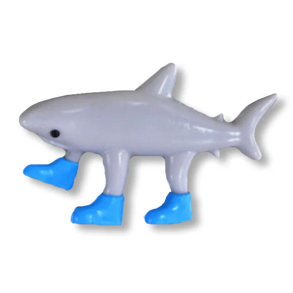 SqueezeSquad Italian Brainrot Taba Deluxe Premium Silicone Squishies® Fidget Toy - Shark Meme Buddy