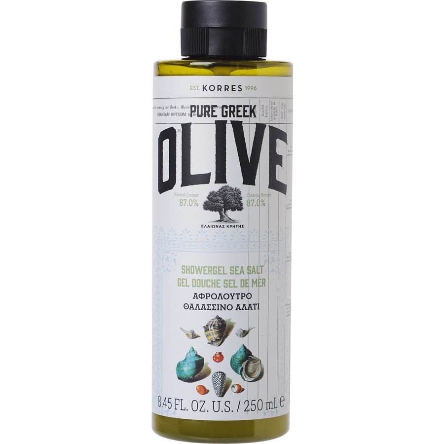 Korres Pure Greek Olive Żel pod prysznic z oliwką i solą morską