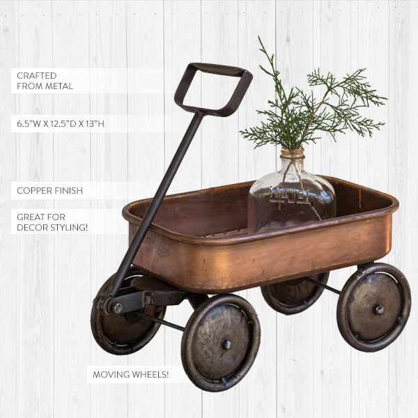 Copper Finish Wagon