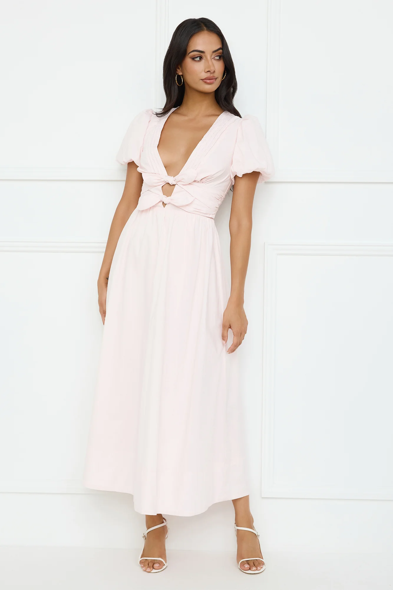 Peach Fizz Maxi Dress Pink