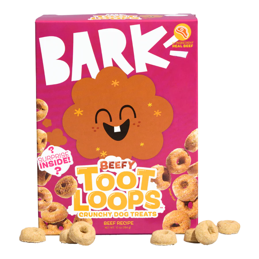Beefy Toot Loops™ Beef Blend Hard & Crunchy Dog Treats, 10 Oz