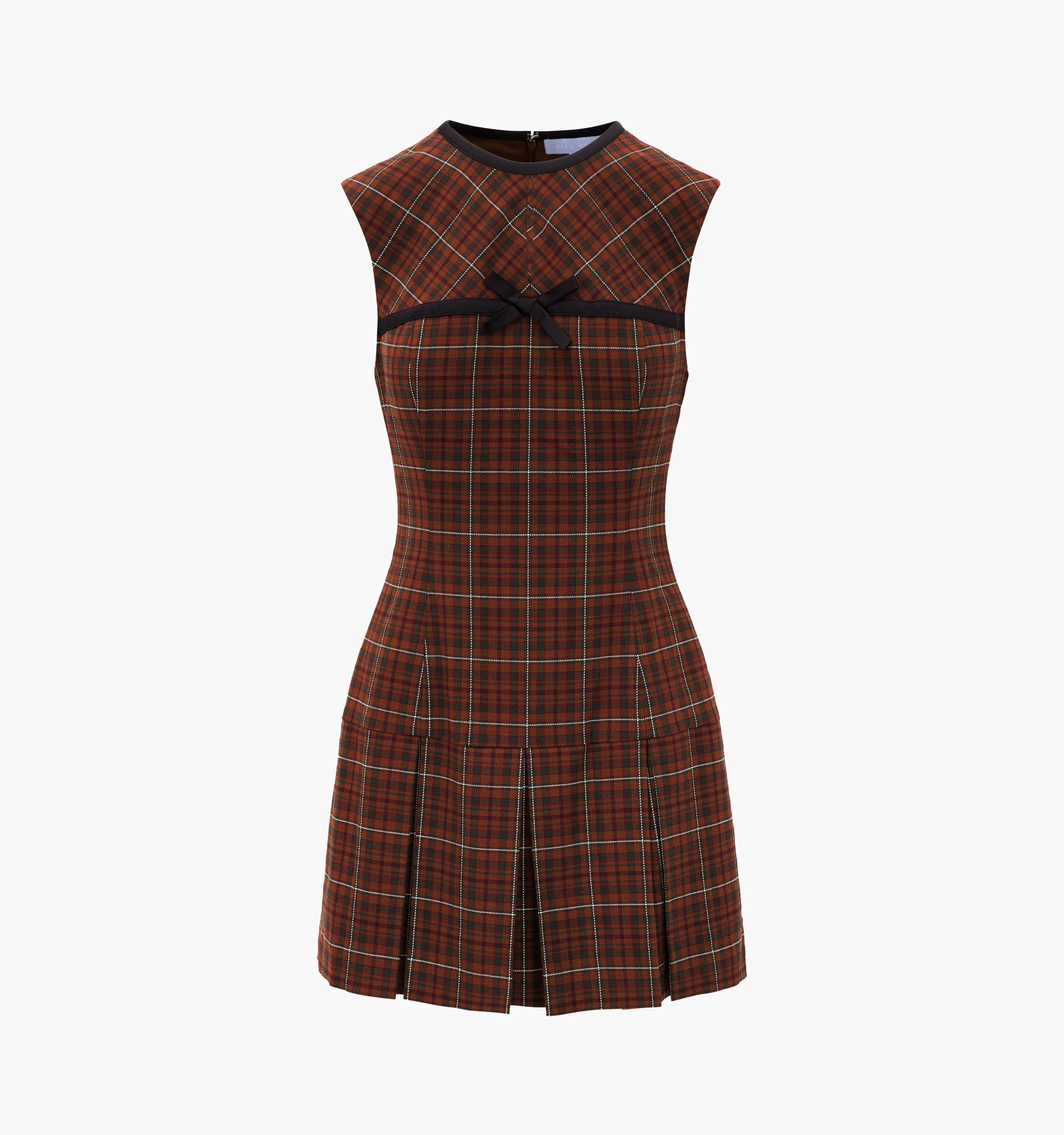 The Michelle Dress - Chestnut Plaid