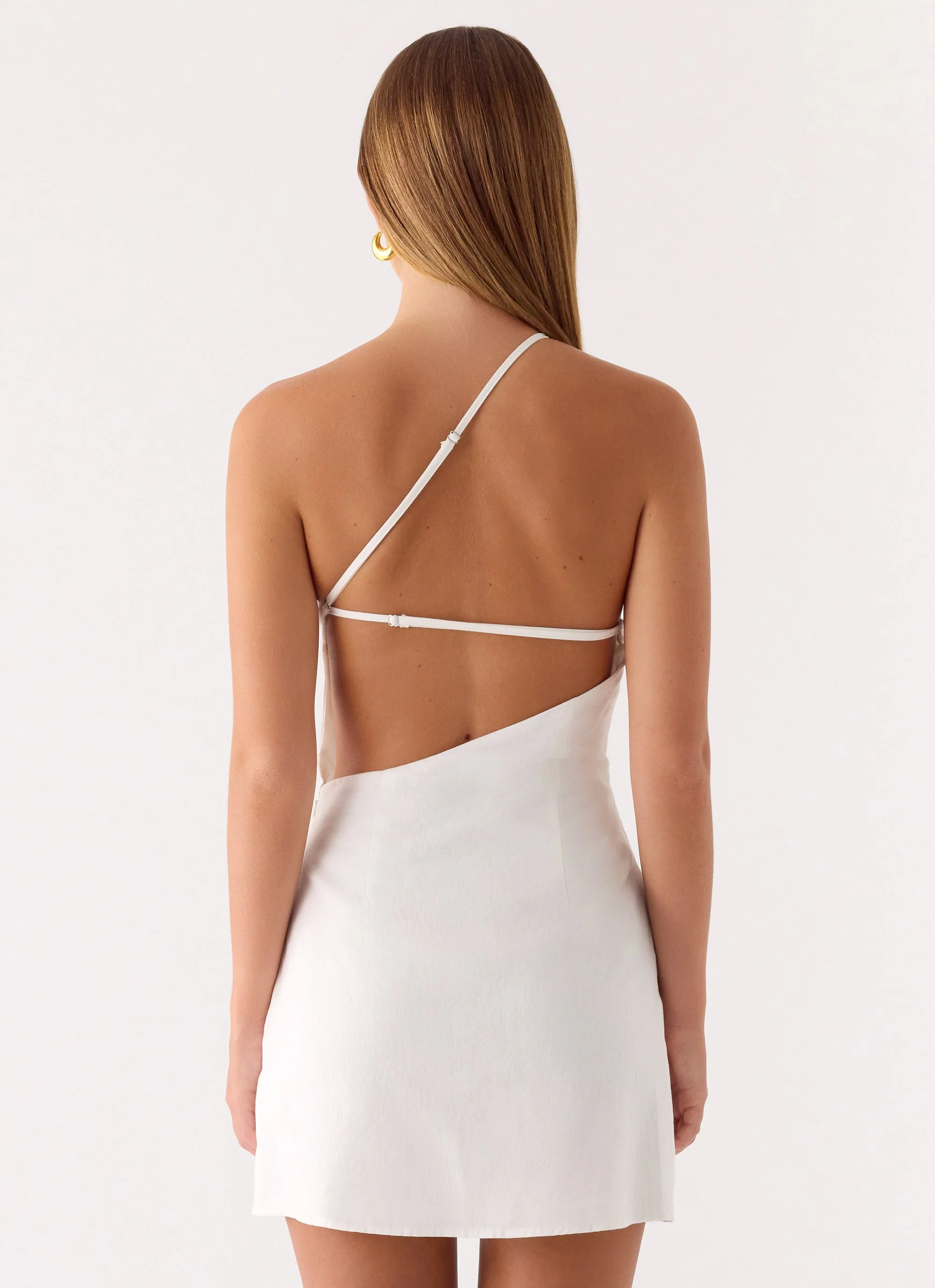 Willa Rose Mini Dress - White - luluinthesky