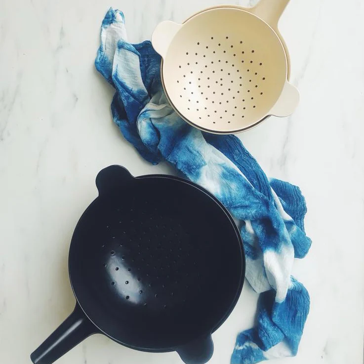Vogeelle Small Mixing Bowl and Colander Set - Off White
