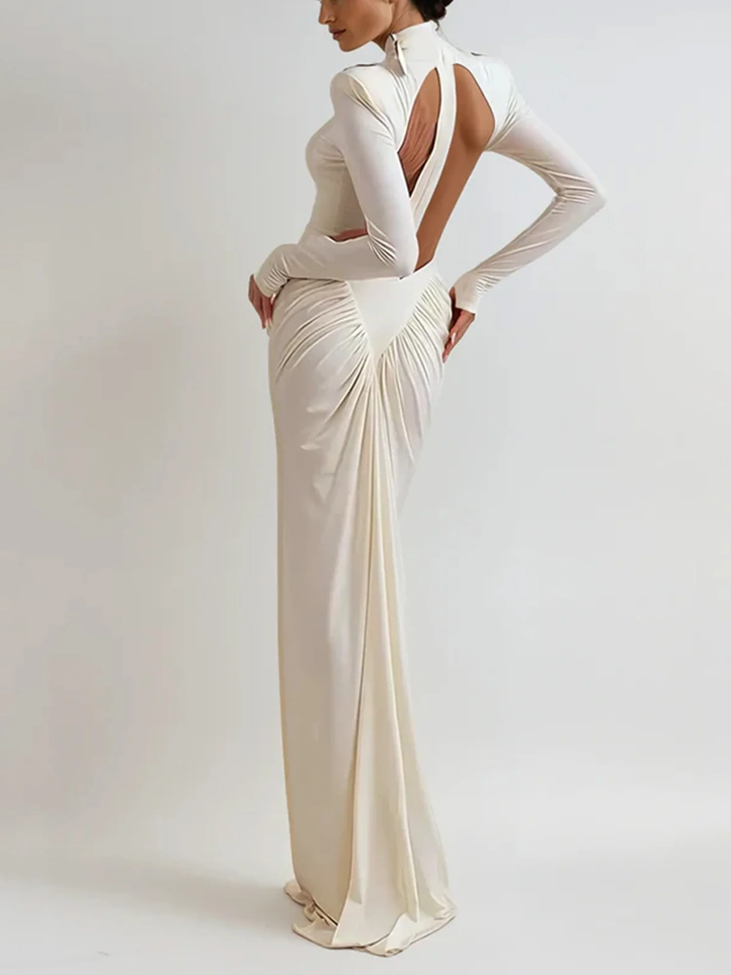 Pleated Whisper Maxi Dress