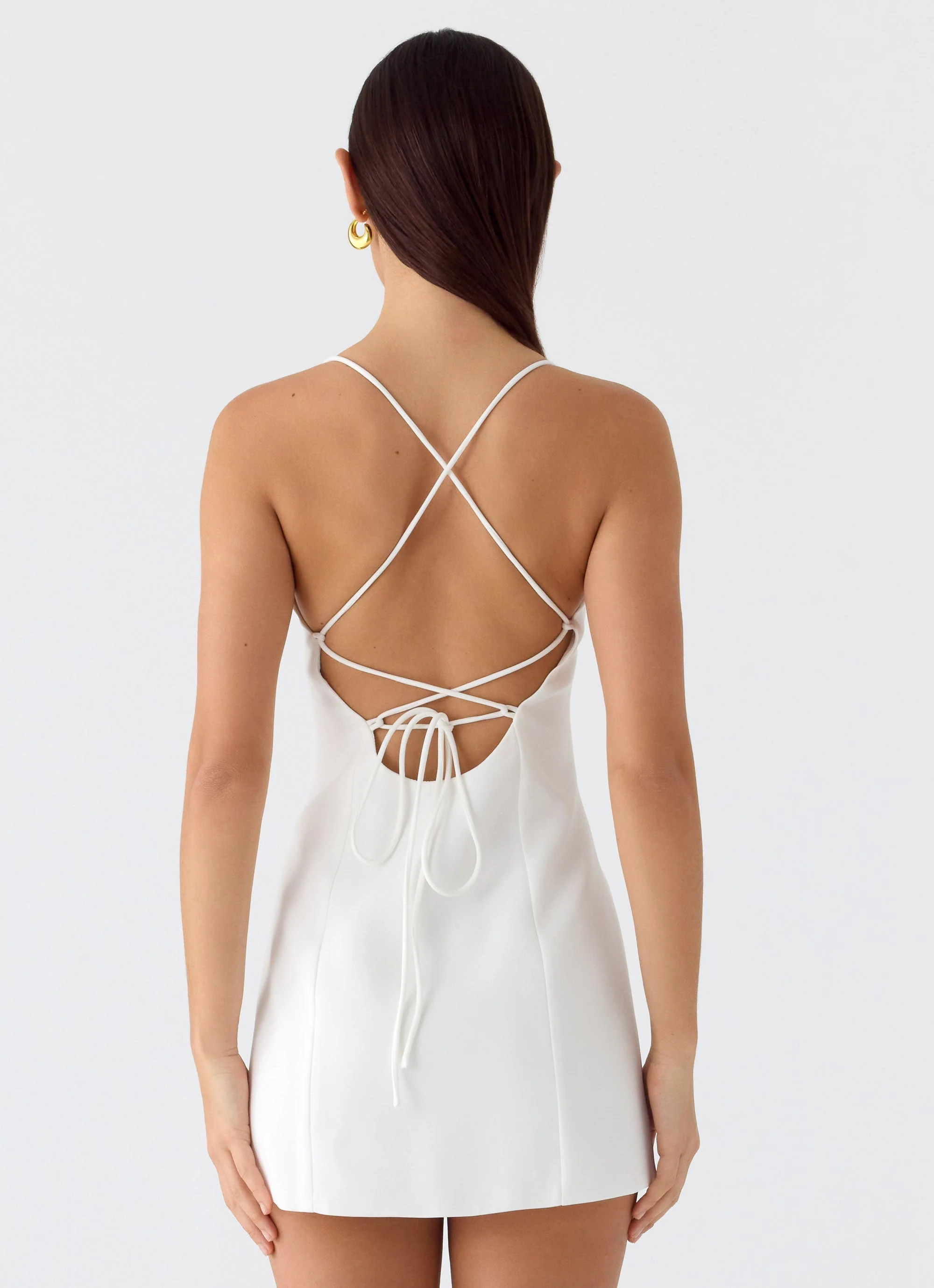 Famous Mini Dress - White
