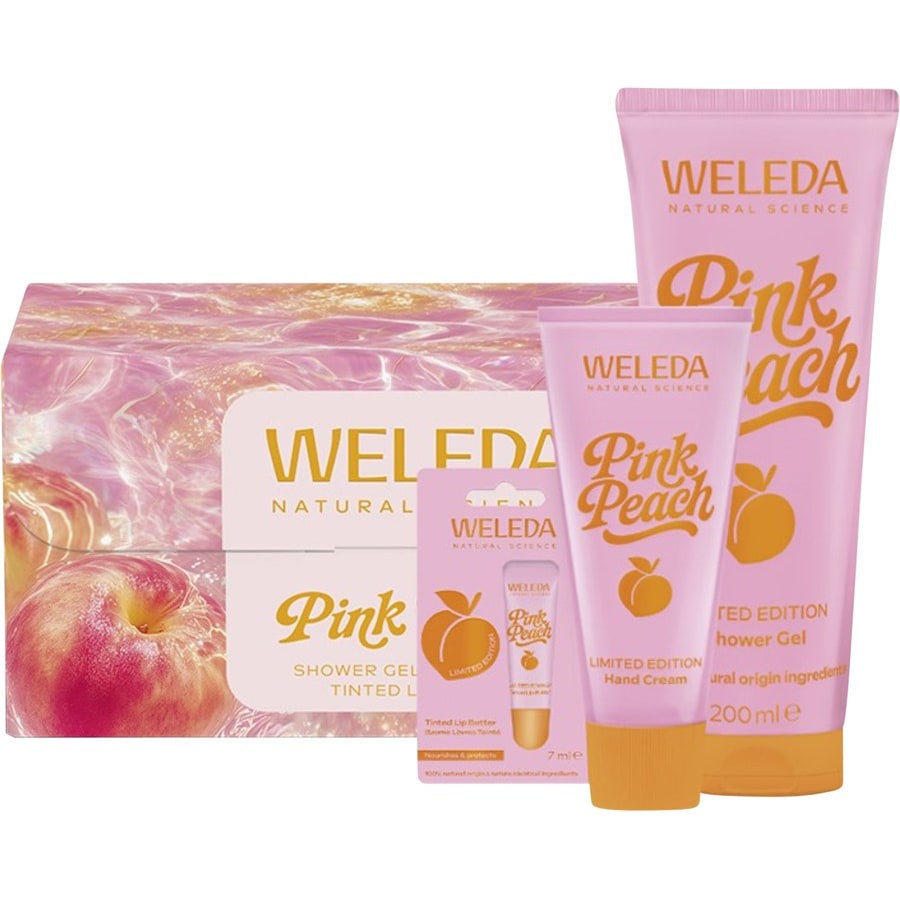 WELEDA Pielęgnacja pod prysznicem Limitowany zestaw upominkowy Pink Peach