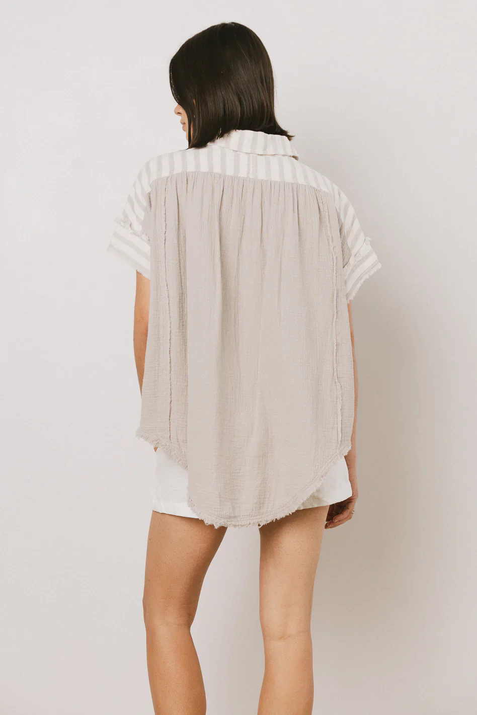 Easton Mixed Media Blouse