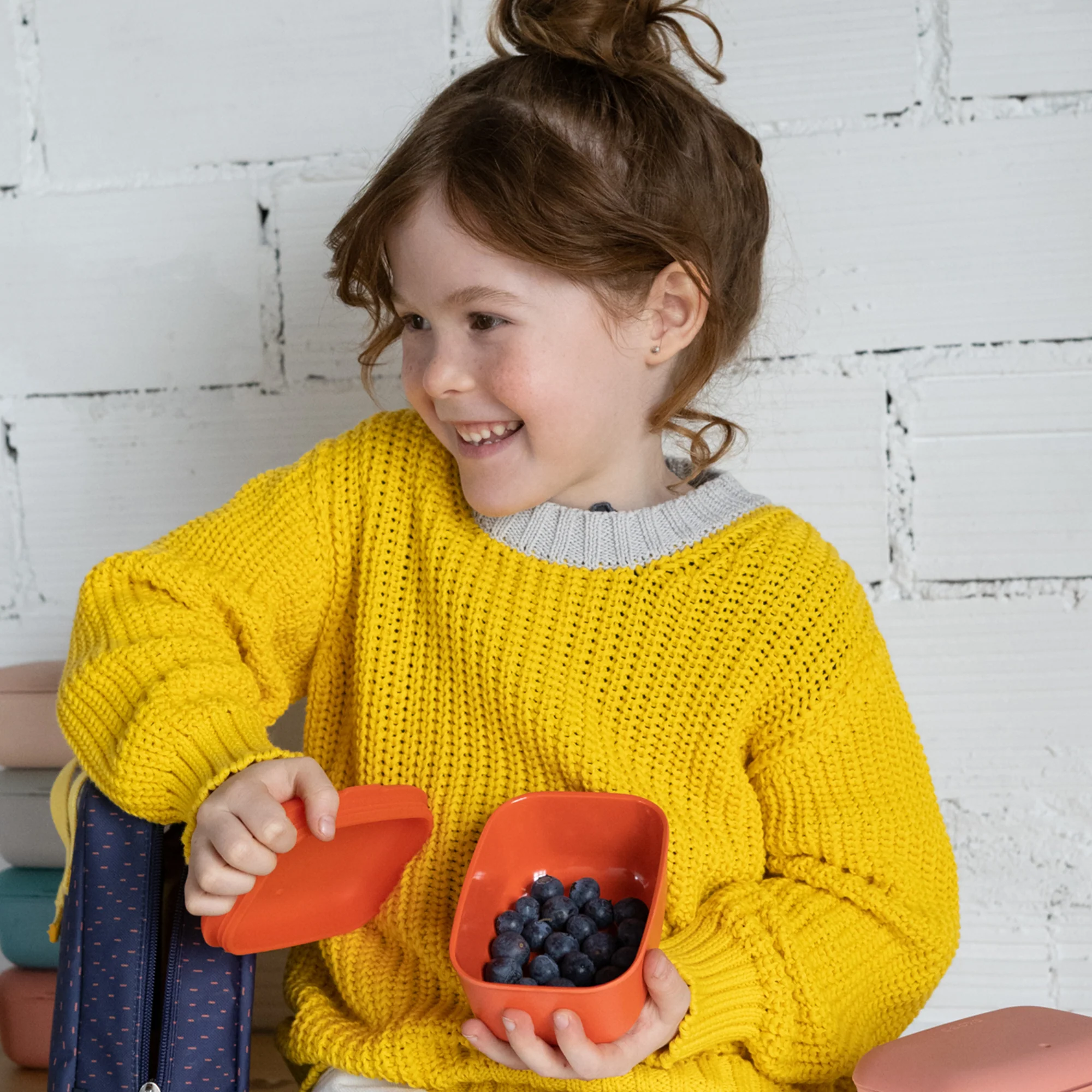 Vogeelle Store & Go Food Container - Persimmon