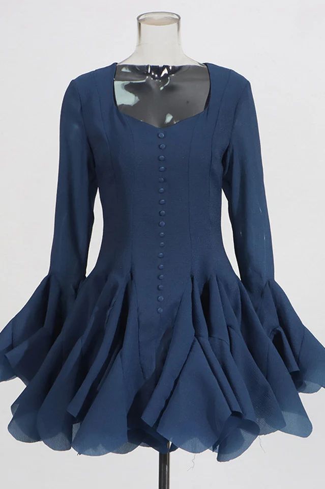 Miranda Asymmetric Hem Mini Dress