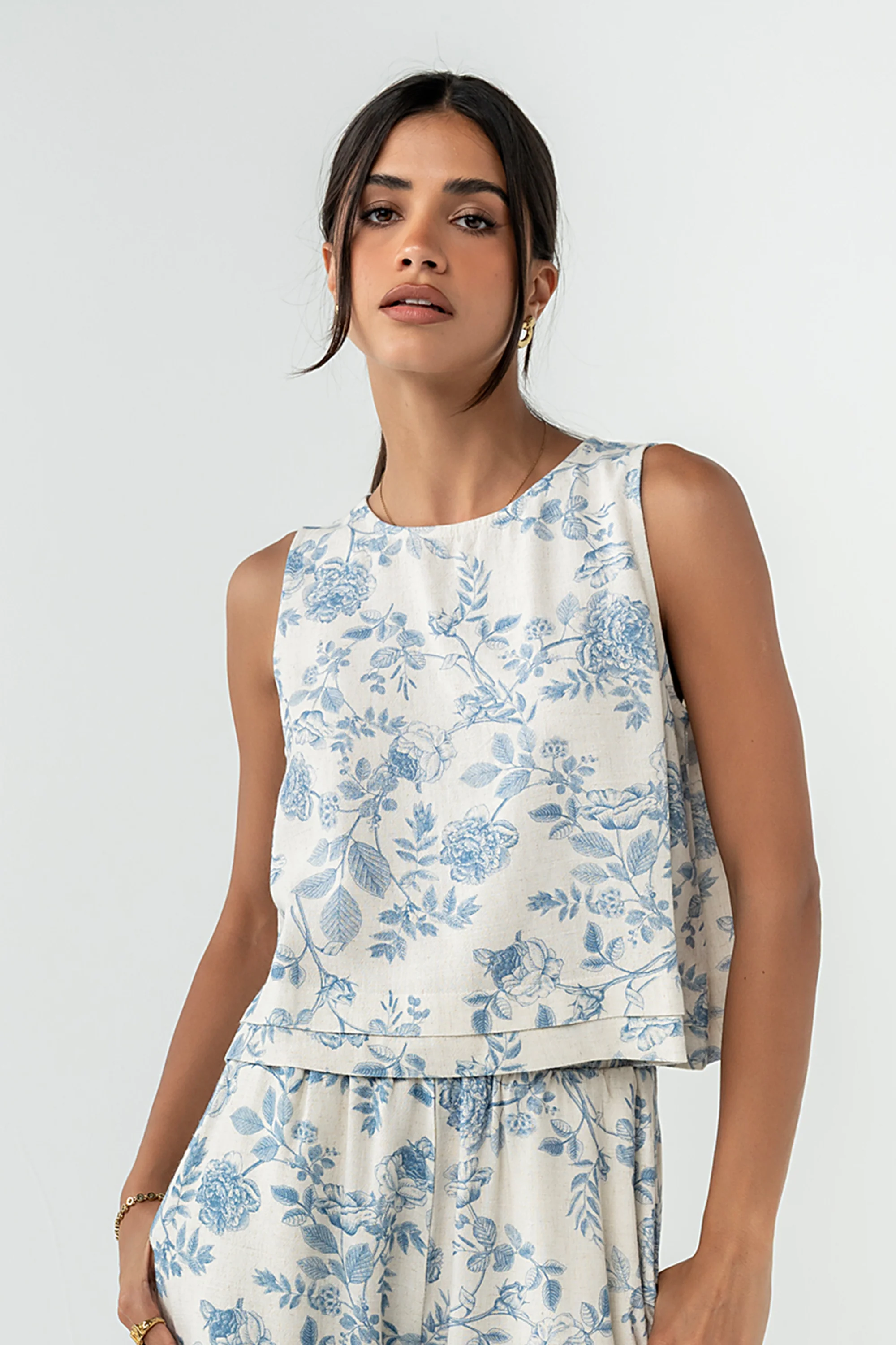 Orabella Floral Tank Top