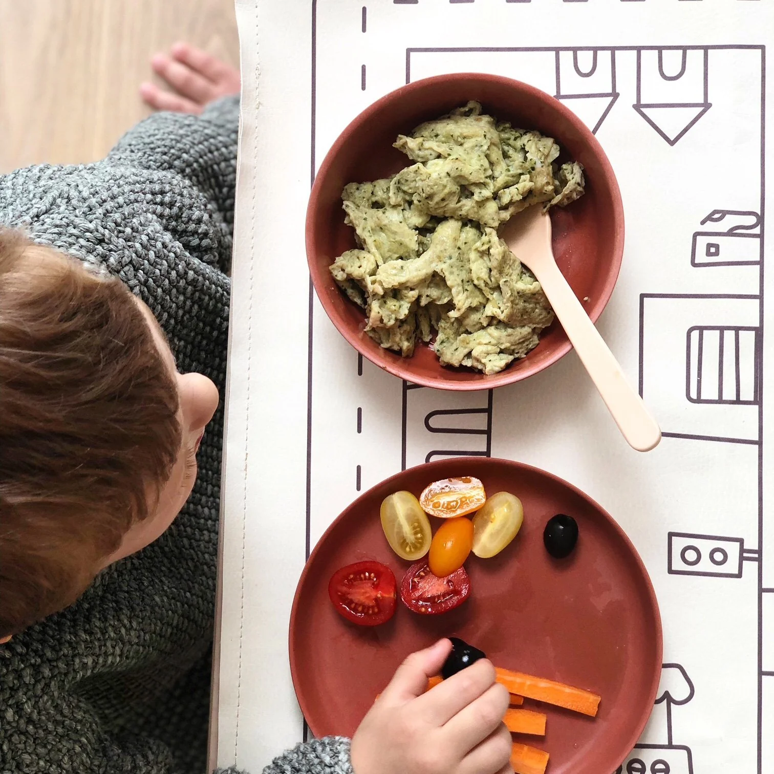 Vogeelle Kids Bowl - Terracotta