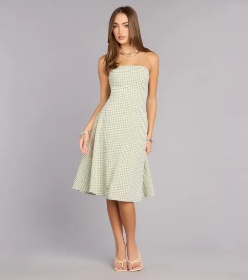 burberry dress ladies Anavini Couture Girls Burberry Inspired Plaid Dress main image 0