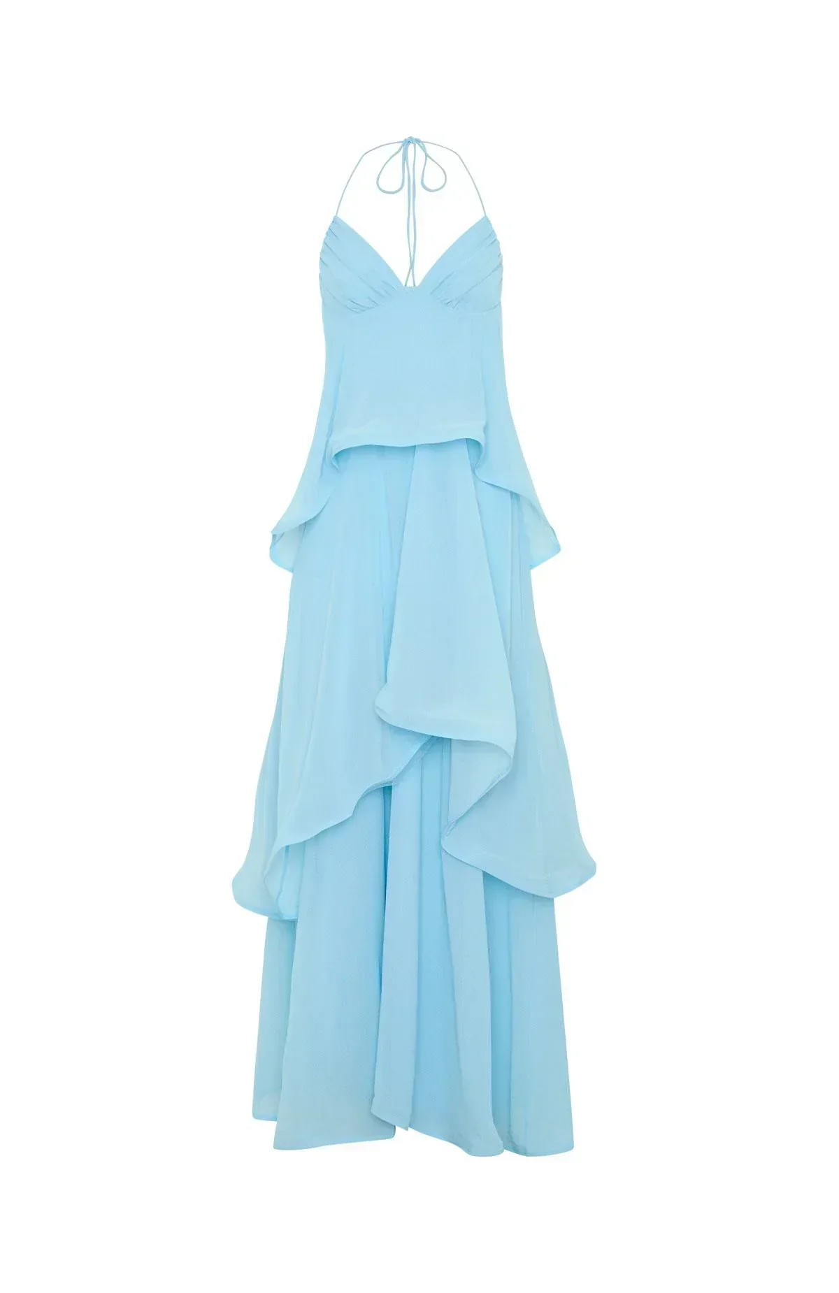Twirl With Me Maxi Dress Baby Blue - luluinthesky