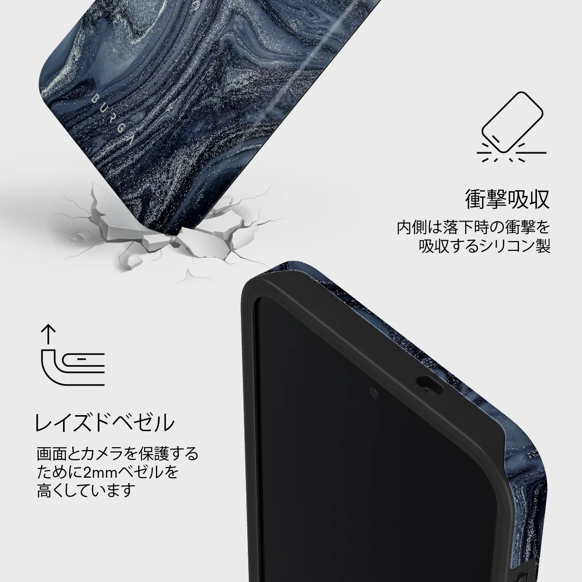 Navy Trench - Samsung Galaxy S26 FE ケース