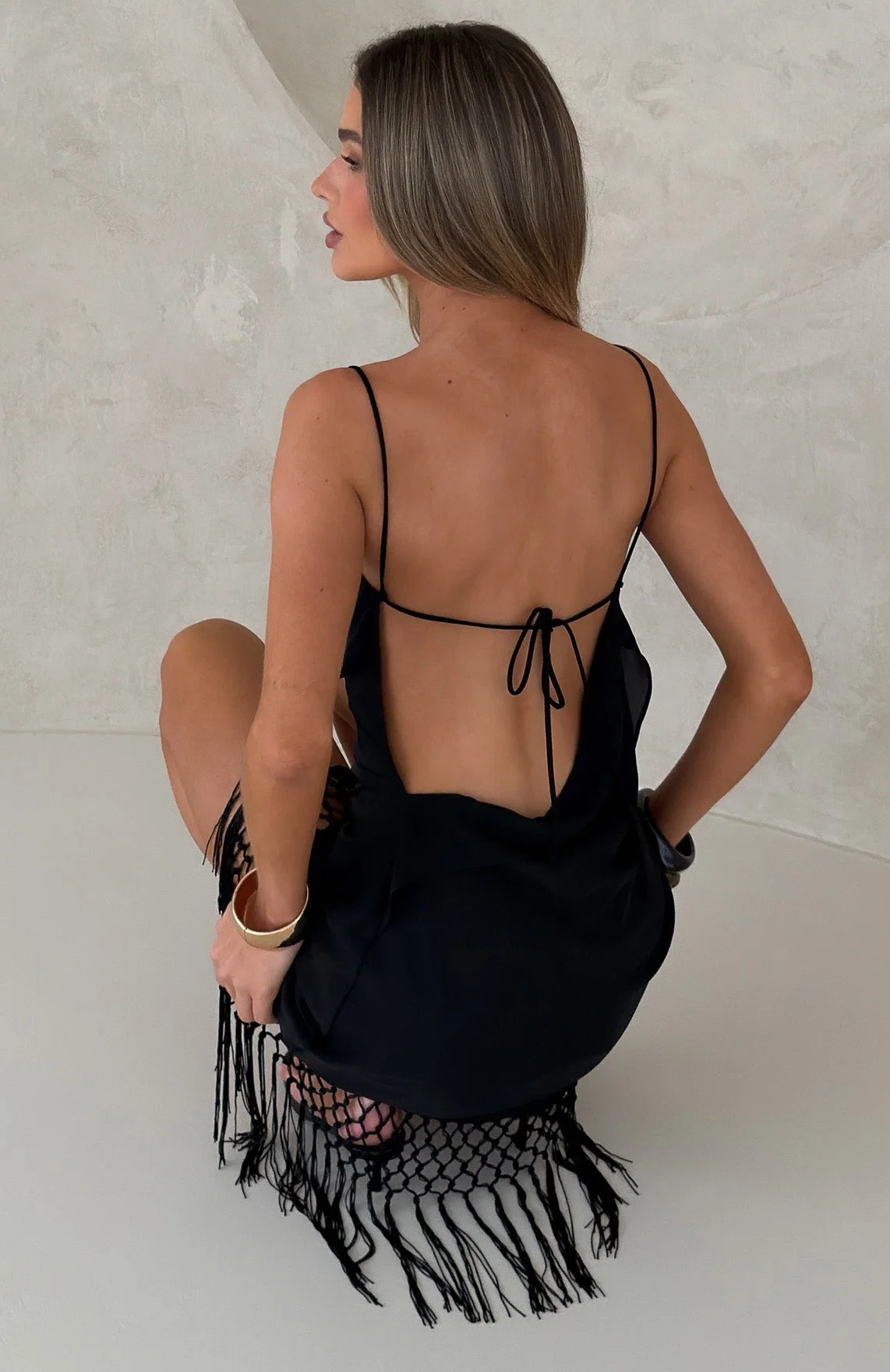 Best Thing You Ever Had Mini Dress Black