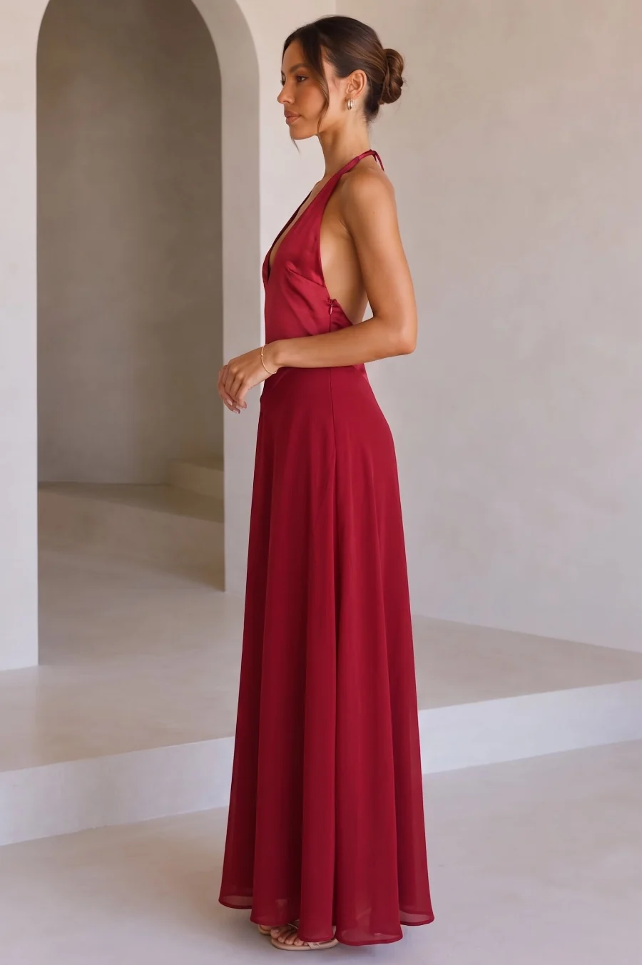 Renata Contrast Maxi Dress