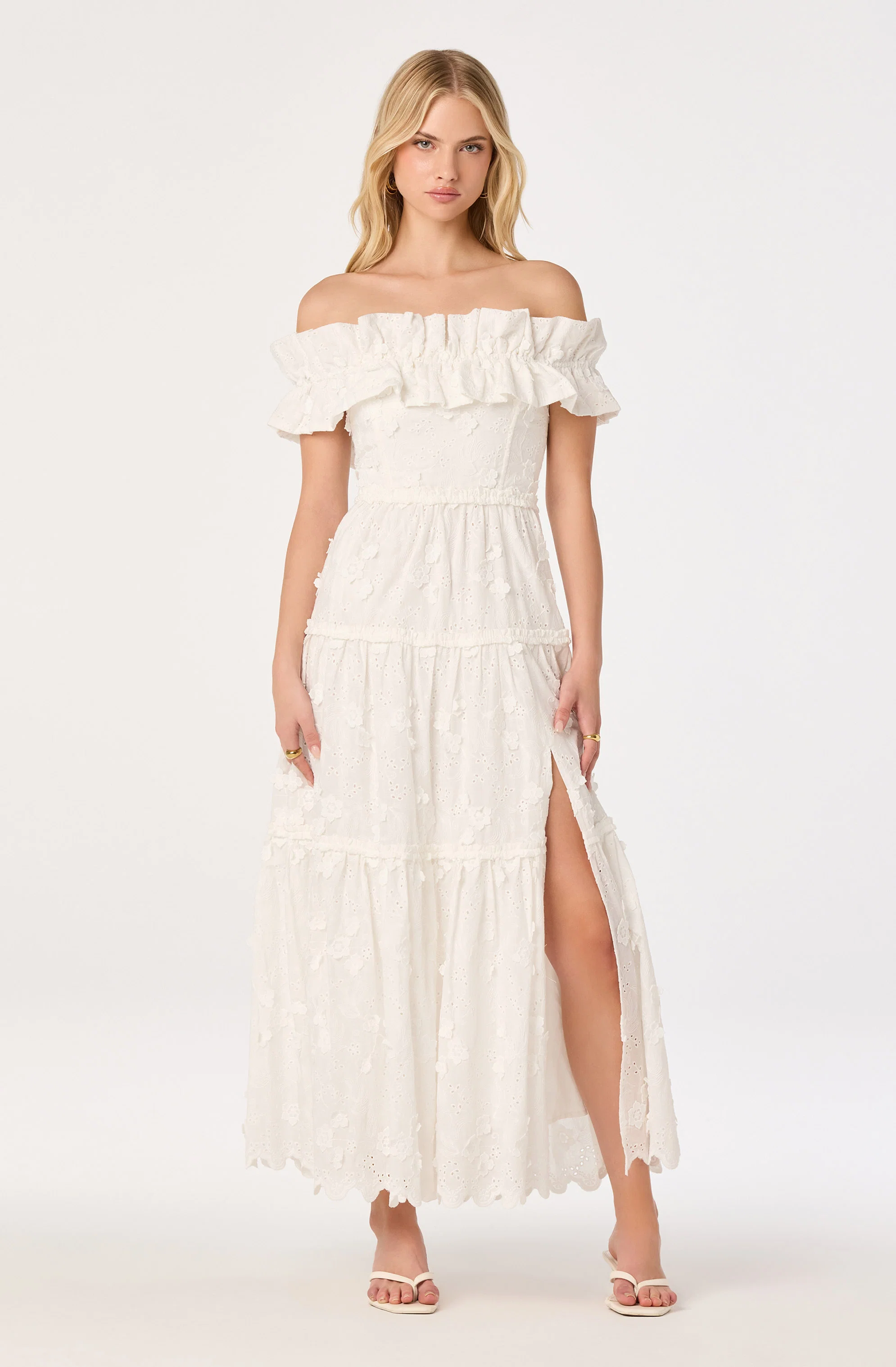 Piccola Off Shoulder Maxi Dress