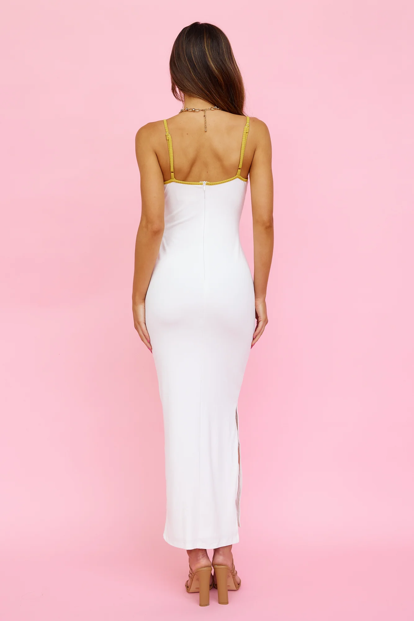 Girl's Day Drinks Maxi Dress White - luluinthesky