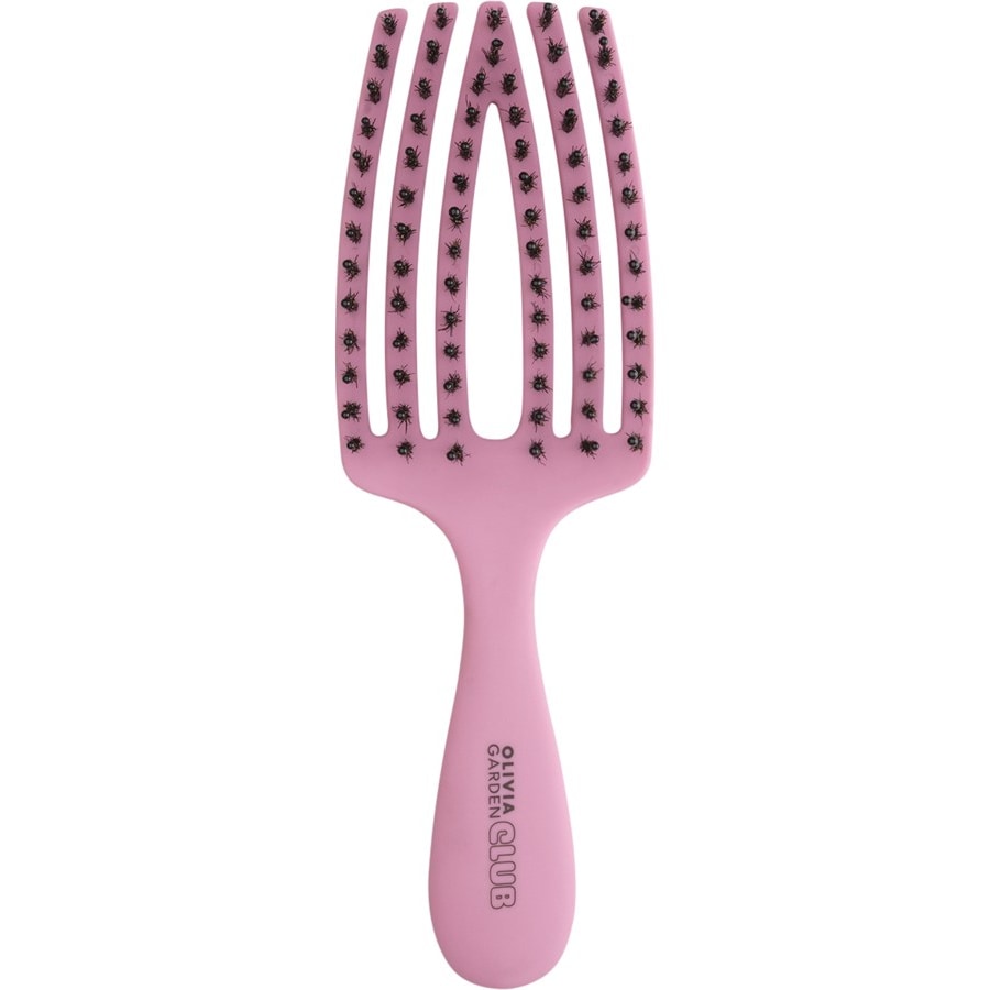 Olivia Garden Club THE NOMAD Detangling & Shine Fingerbrush​ Pink
