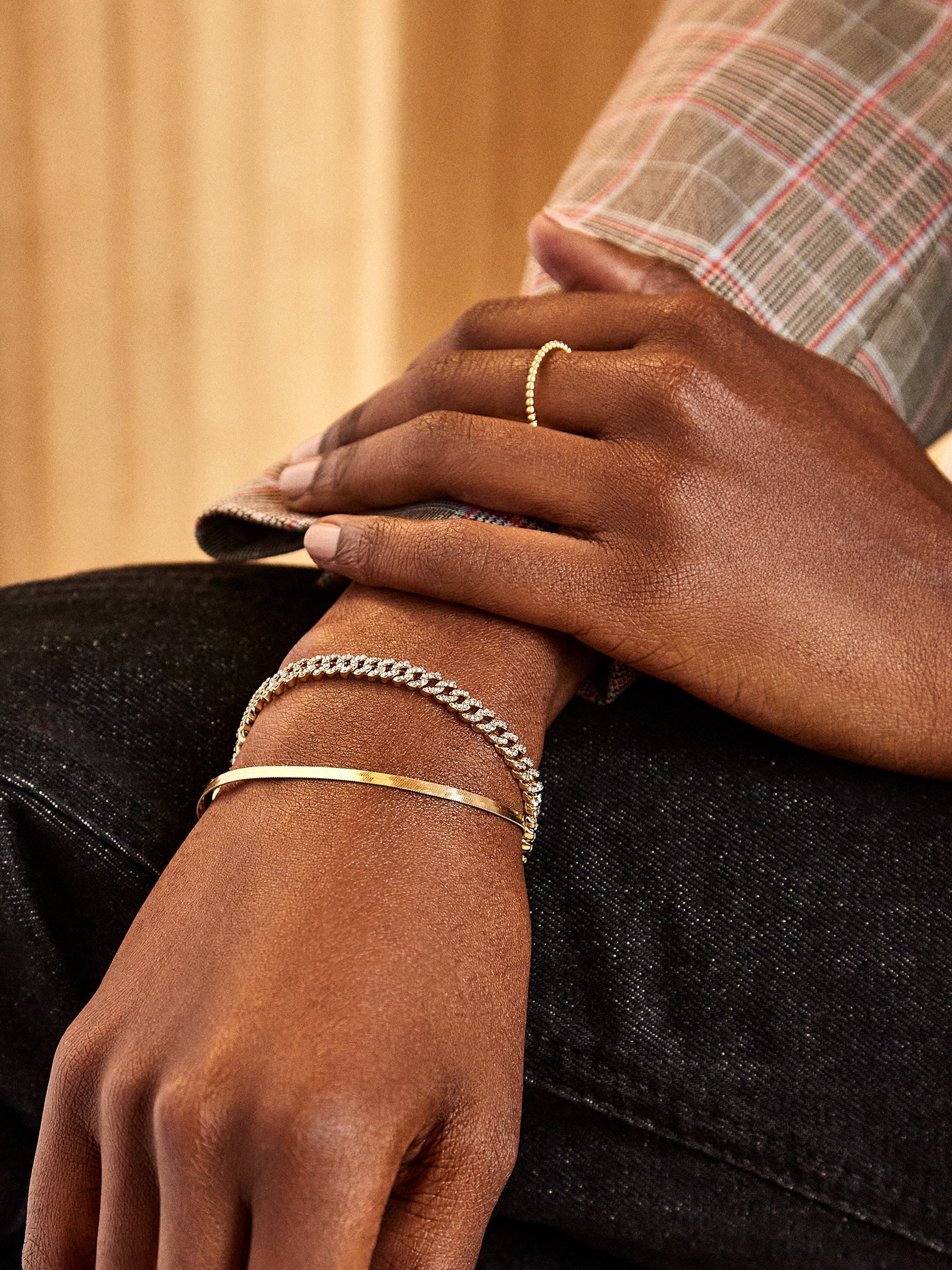 Gia 14K Gold Bracelet