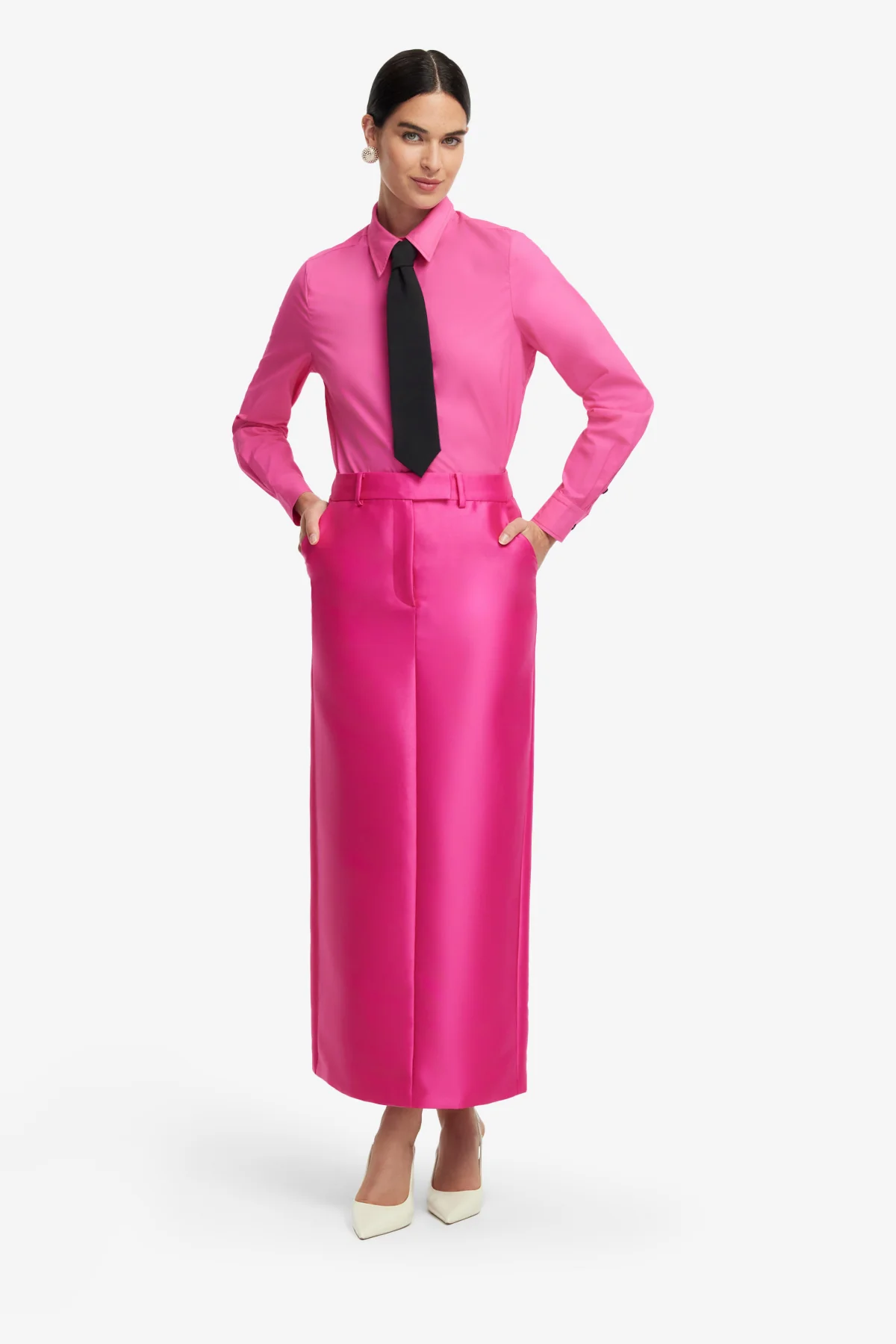 Rosaline Shirt - Hot Pink