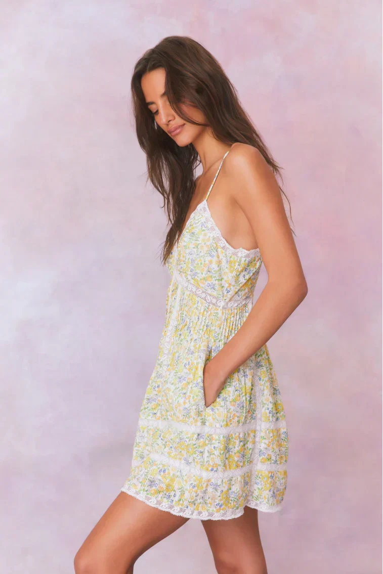 Docila Cotton Mini Dress - luluinthesky