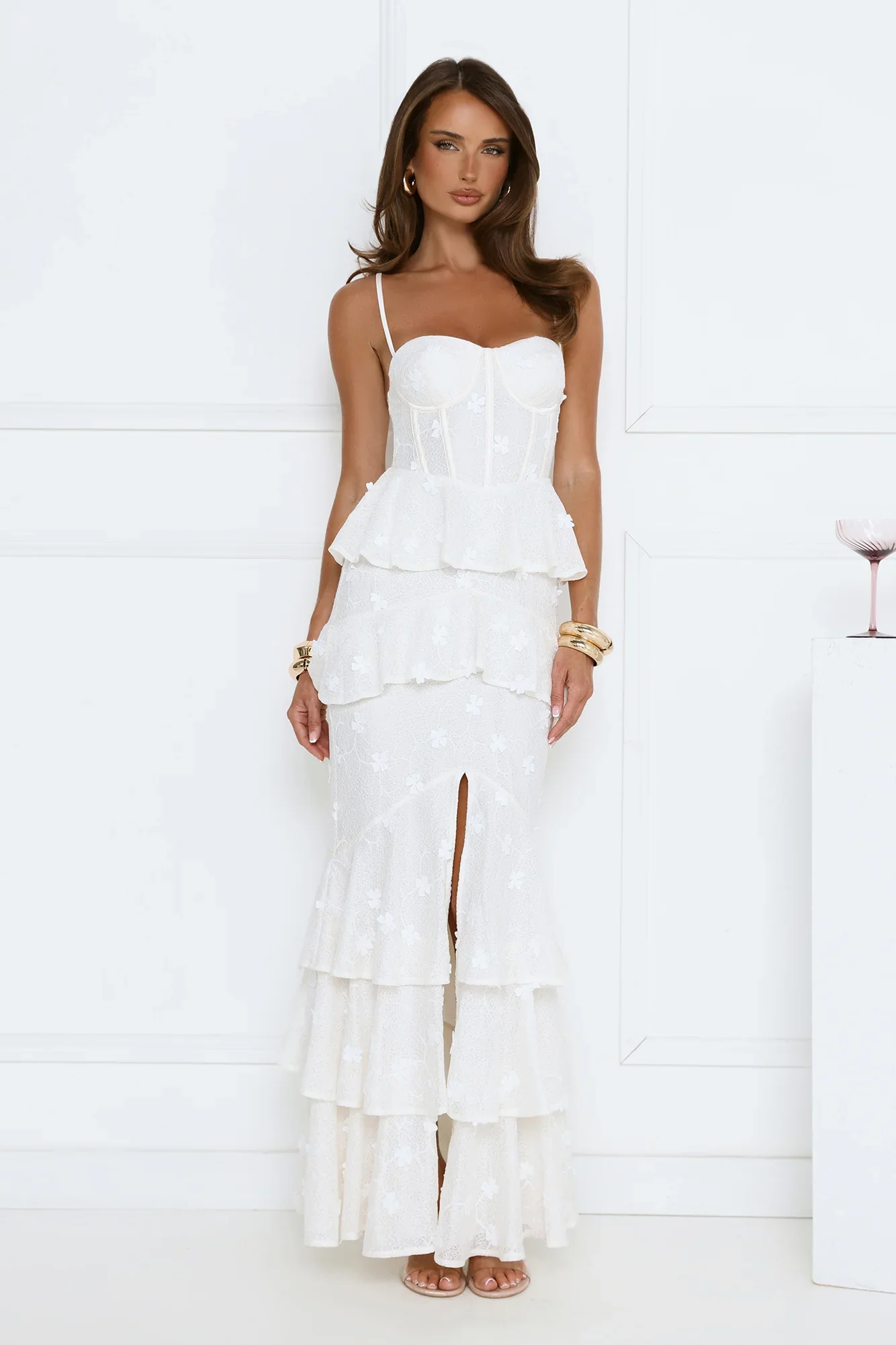 Secret Grove Maxi Dress White - luluinthesky
