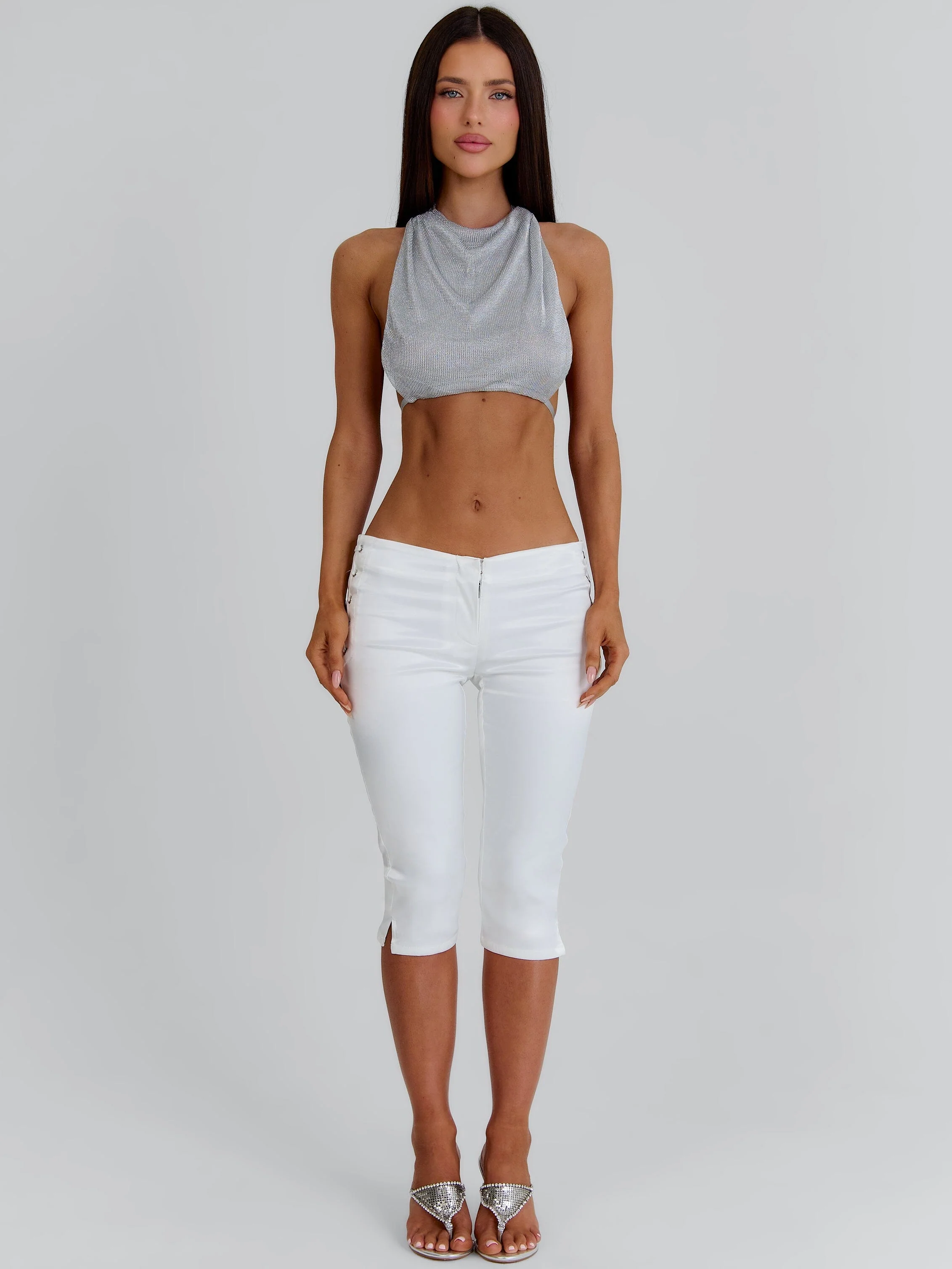 JAKAIA CAPRI PANTS WHITE