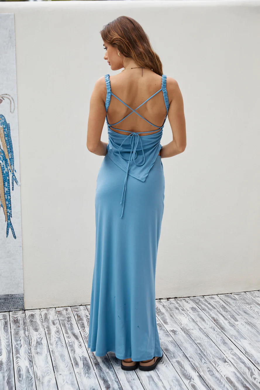 Girls Night Maxi Skirt Blue