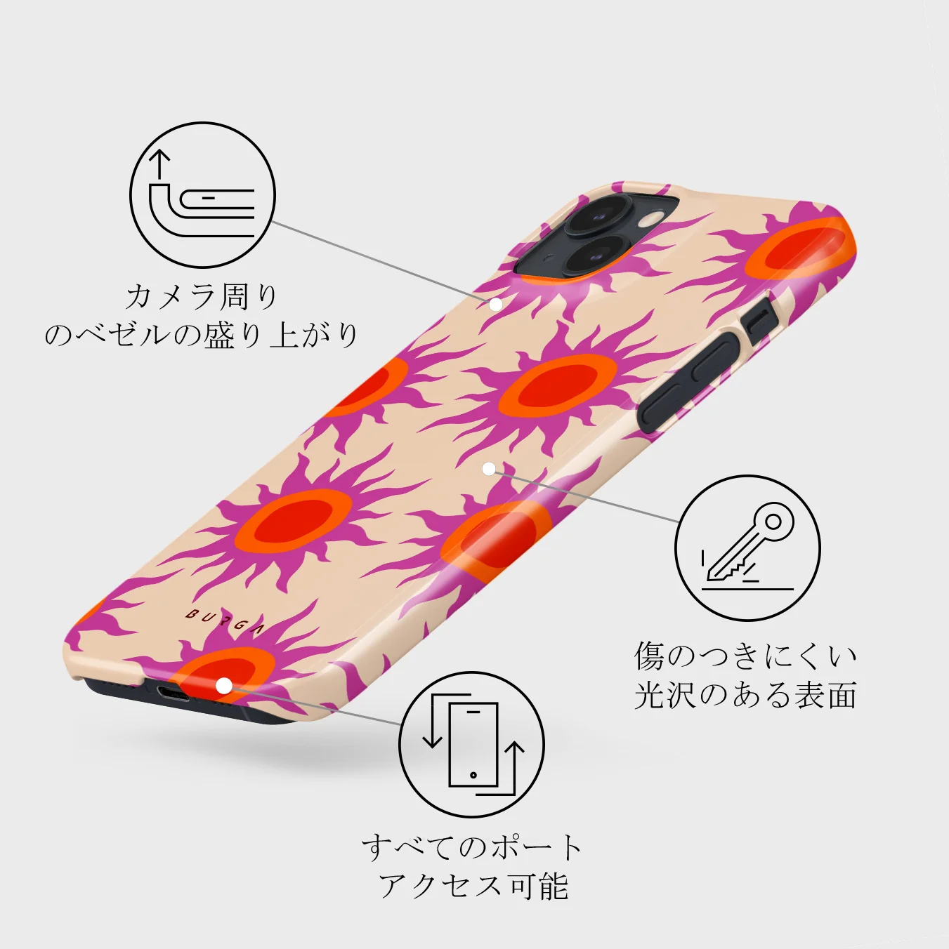 Sunset Glow - iPhone 13 Mini ケース