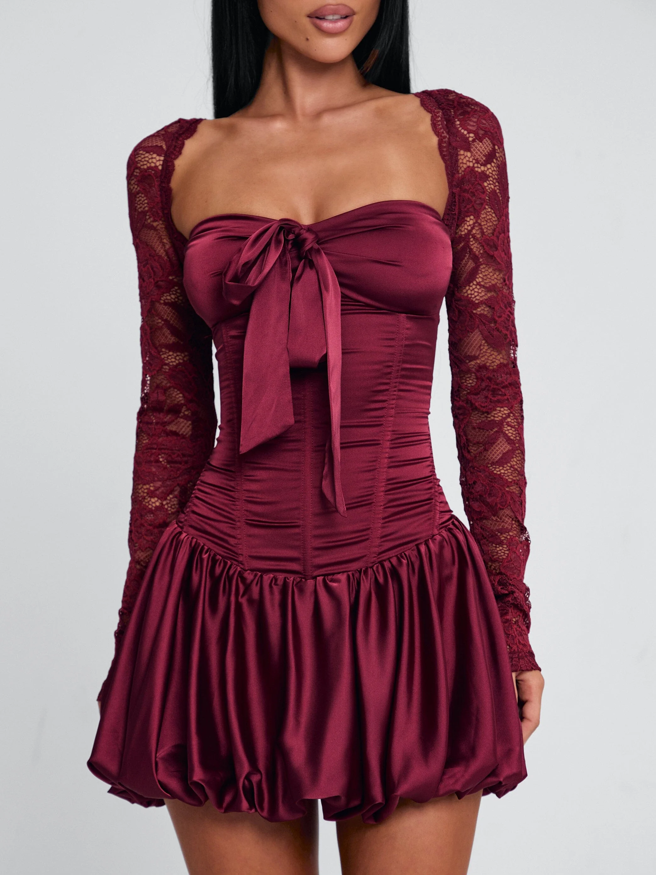 Leviana-Mini-Dress-Red - luluinthesky