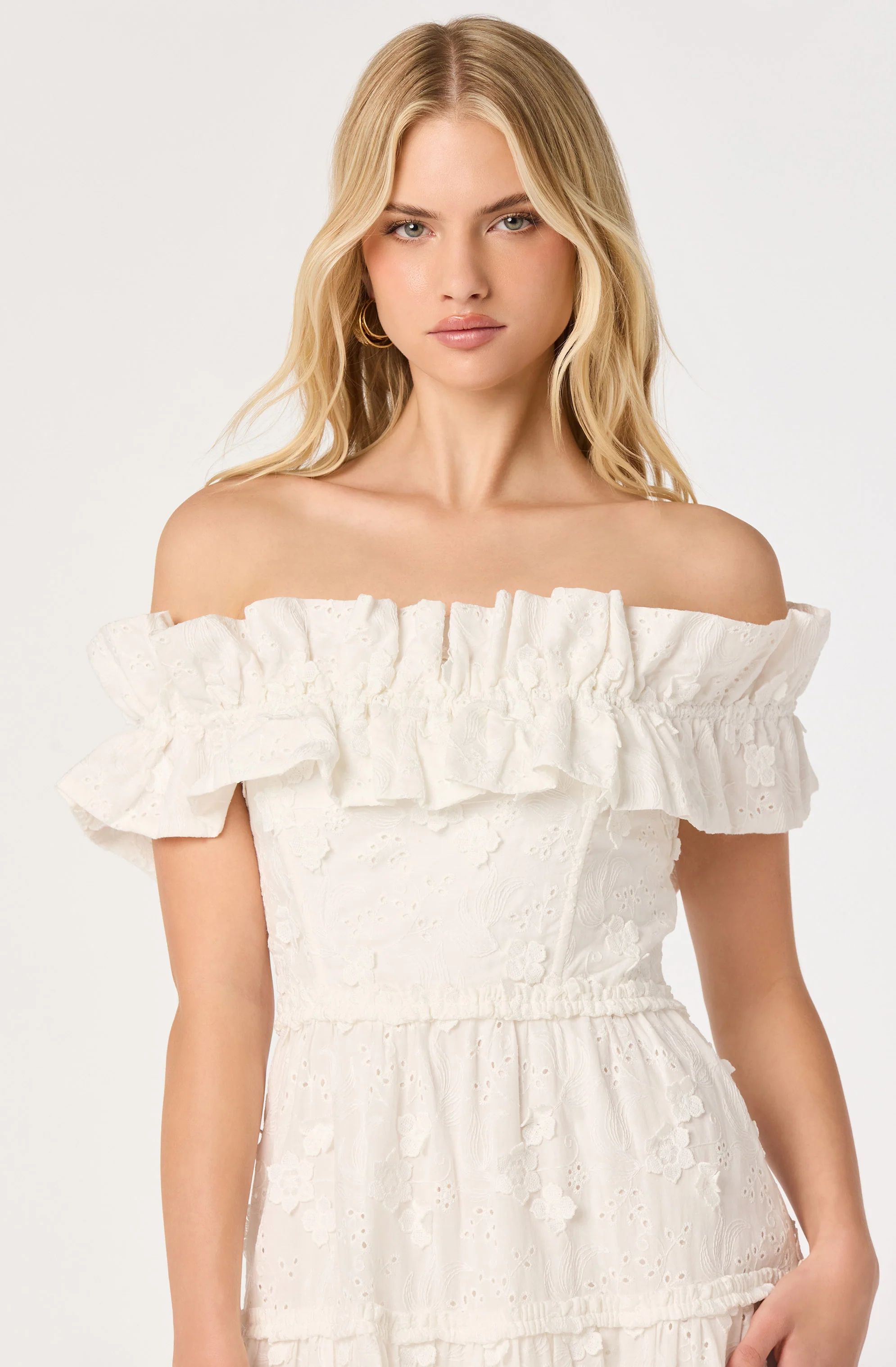 Piccola Off Shoulder Maxi Dress