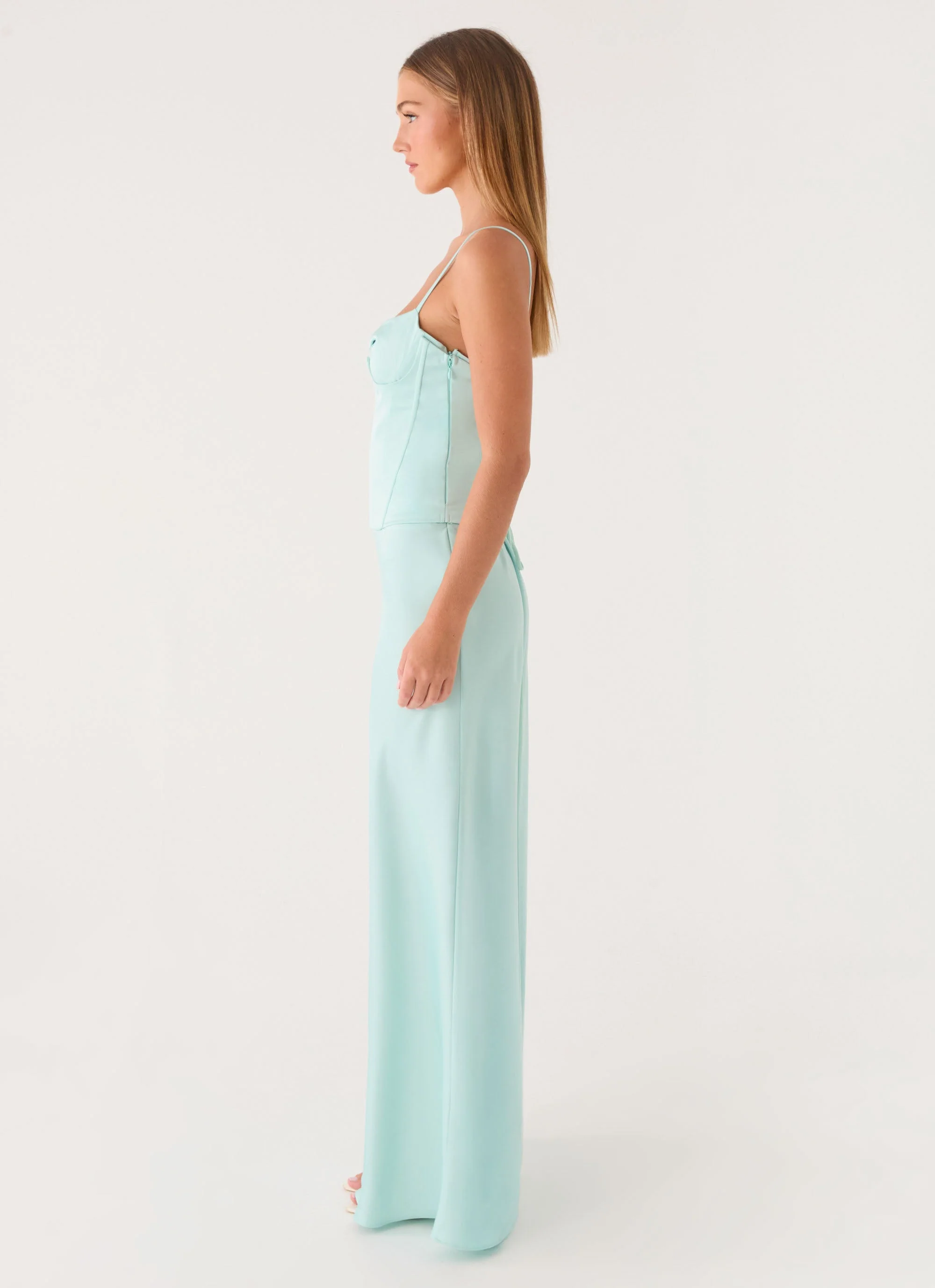 Merritt Maxi Dress - Aqua - luluinthesky