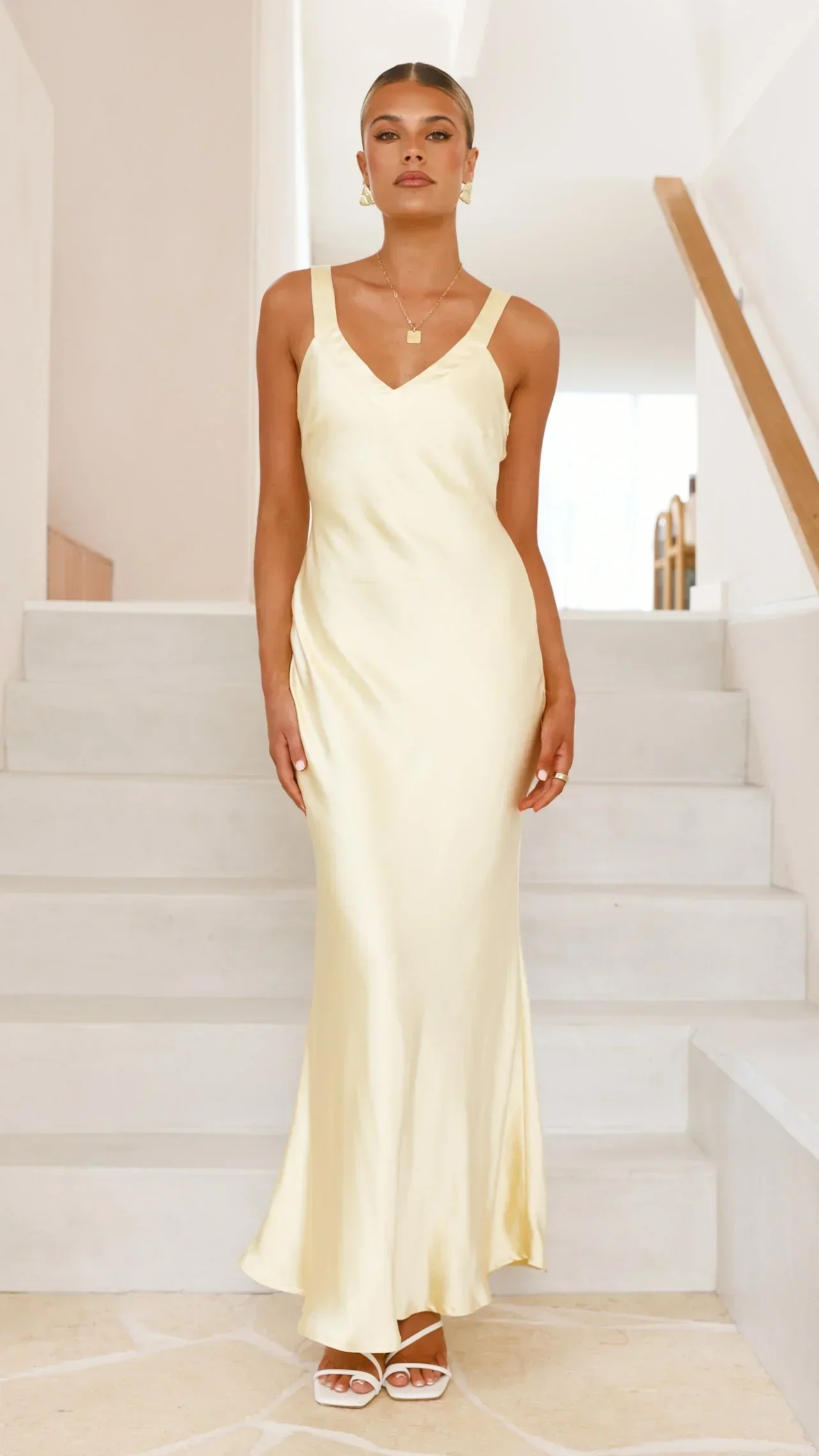 Andie Maxi Dress - Yellow - luluinthesky