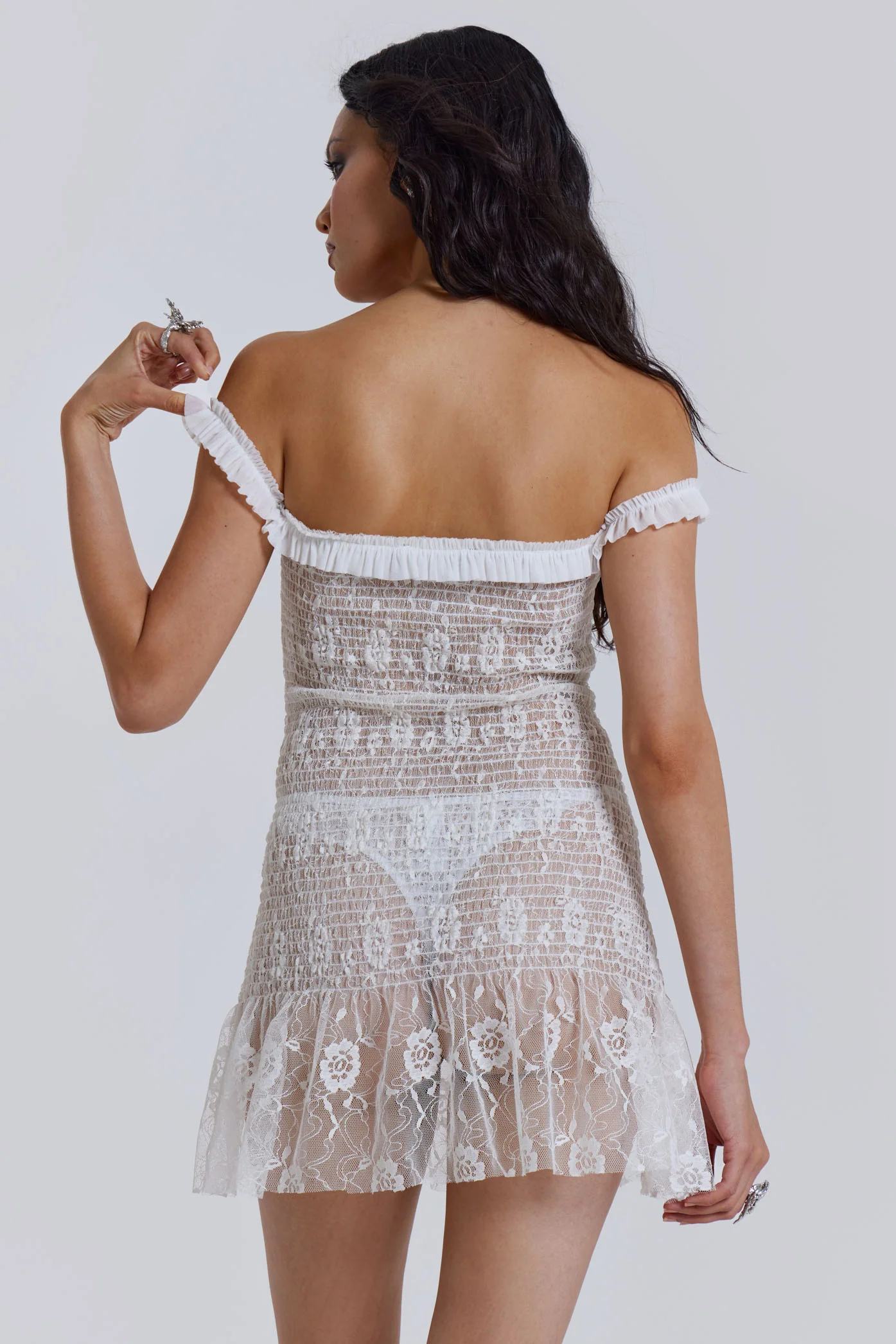 Rita Mini Dress in White