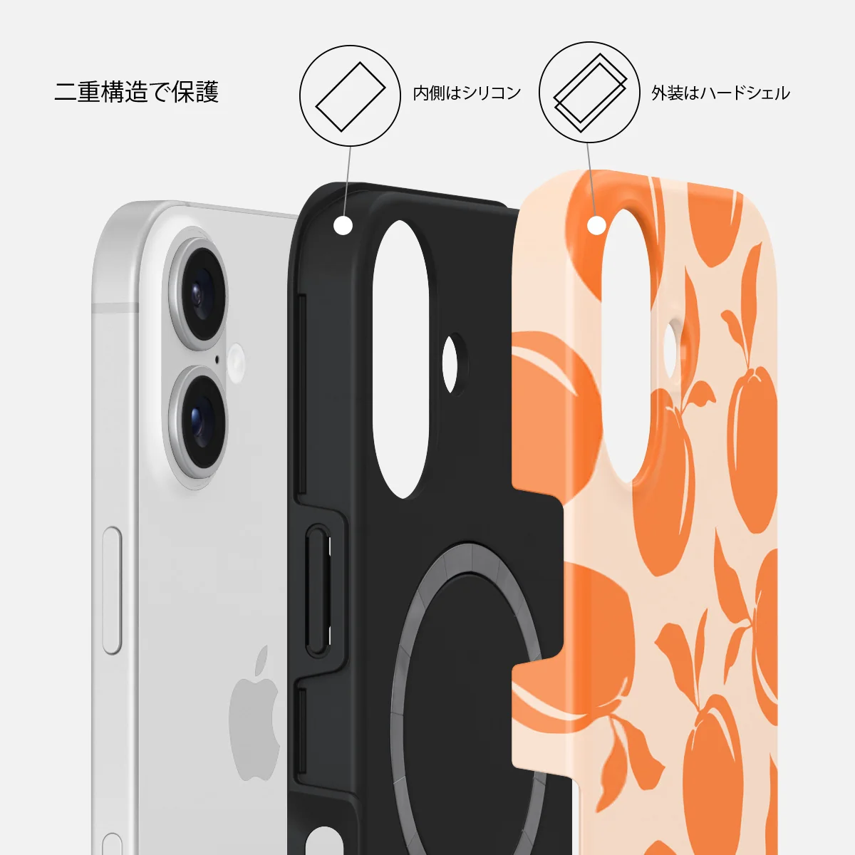 Peach Fuzz - iPhone 16 Plus ケース