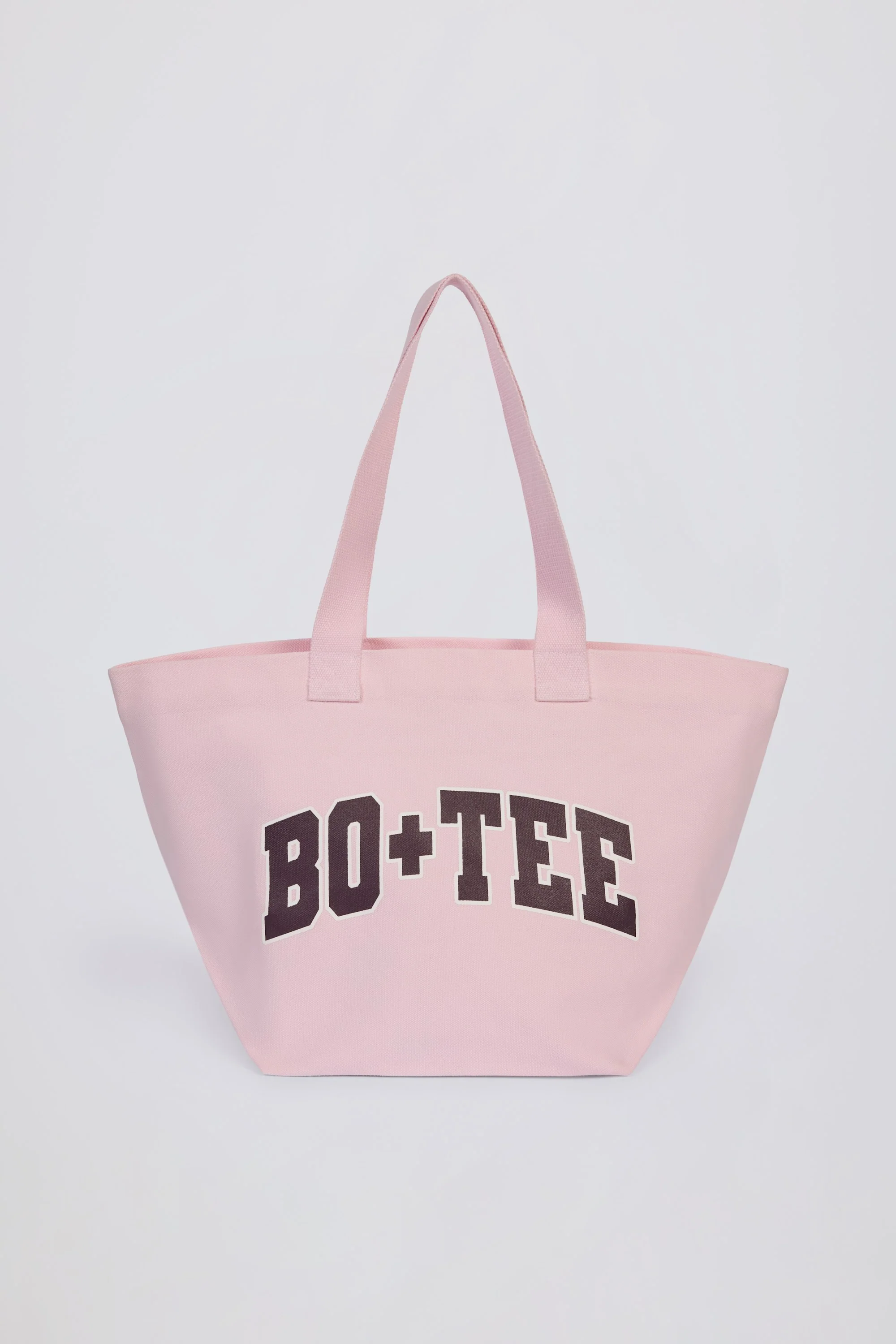 Oversized Tote Bag in Powder Pink