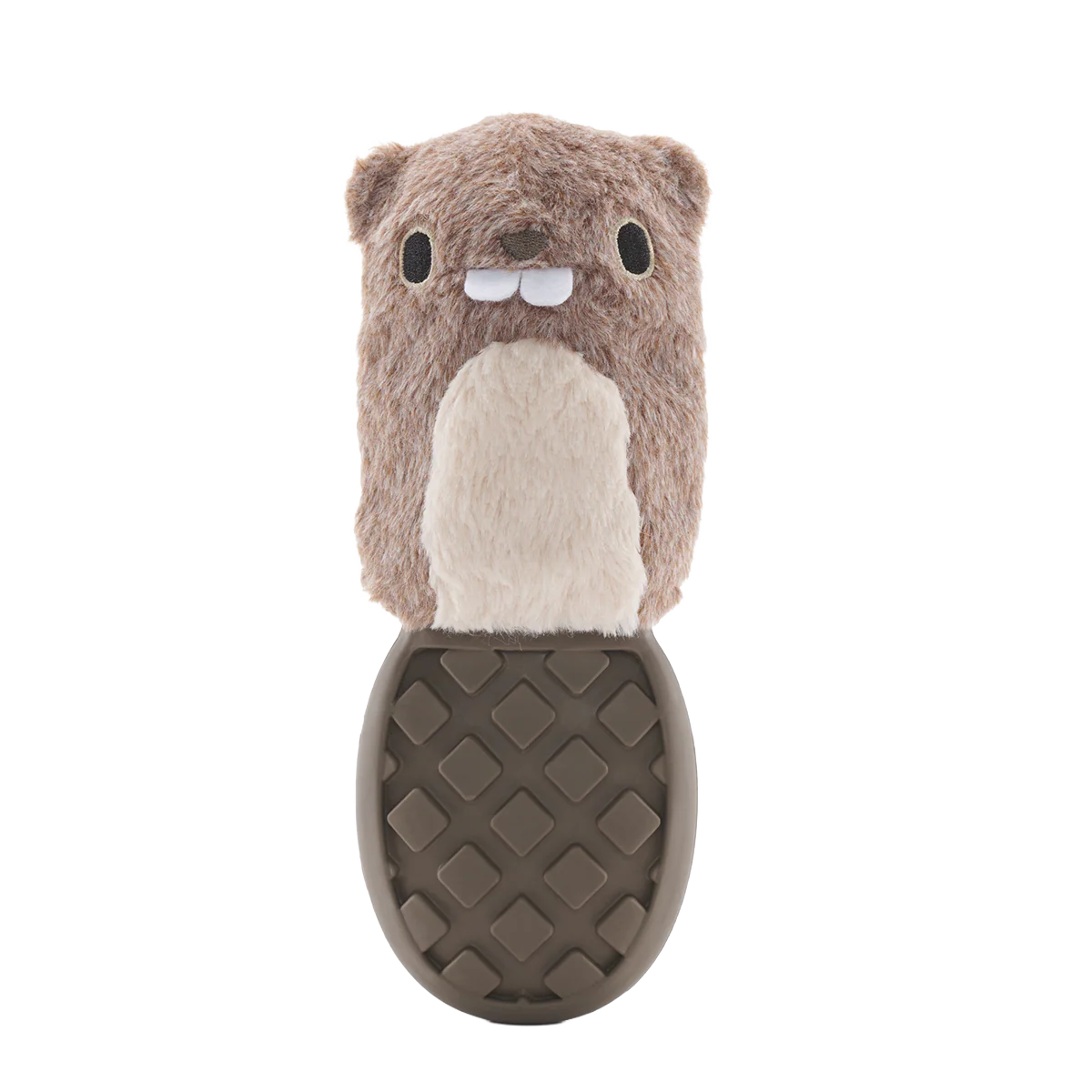P.B. Beaver Super Chewer Durable 2-in-1 + Enrichment Dog Toy