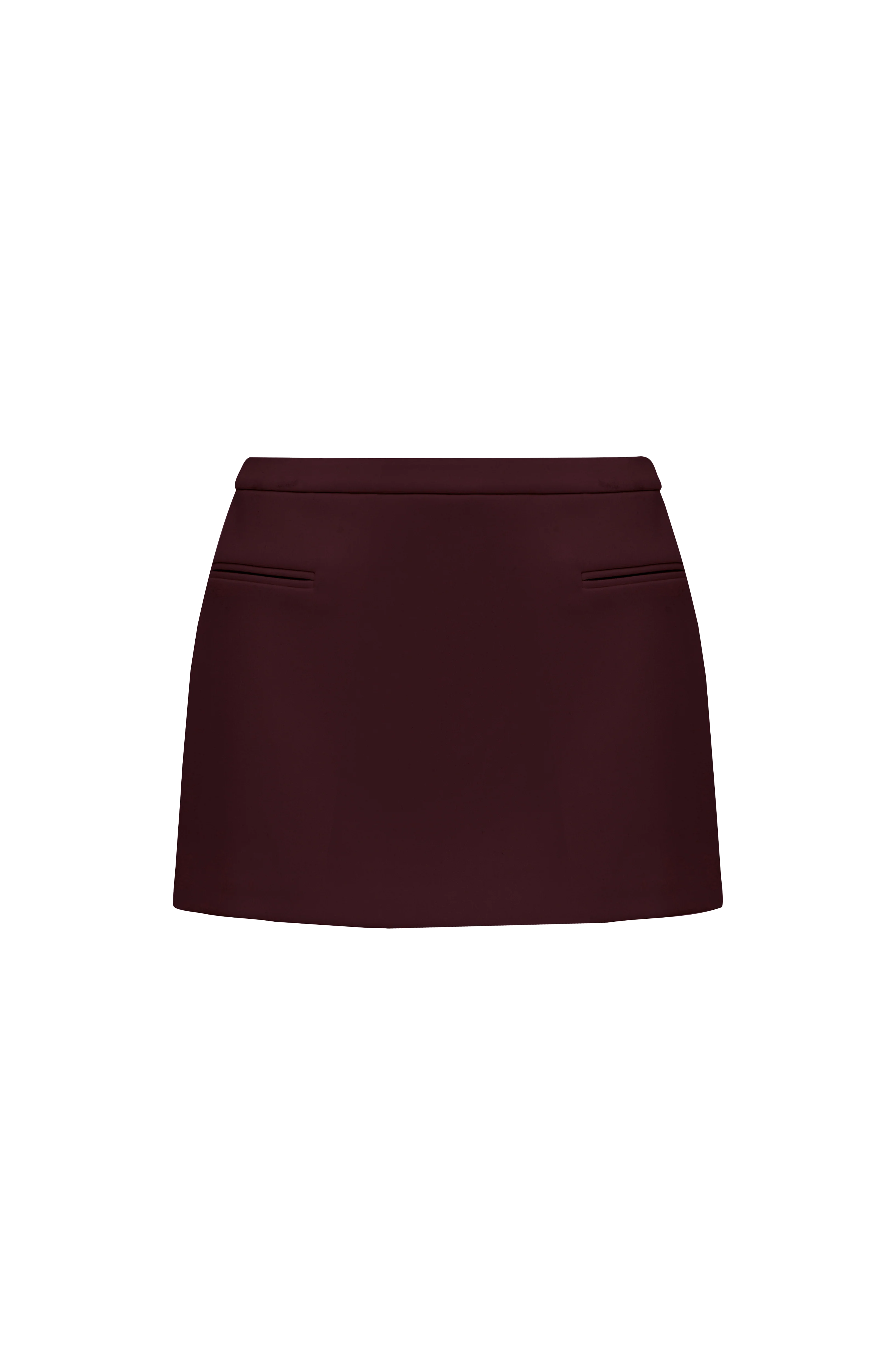 Edna Mini Skirt - Plum