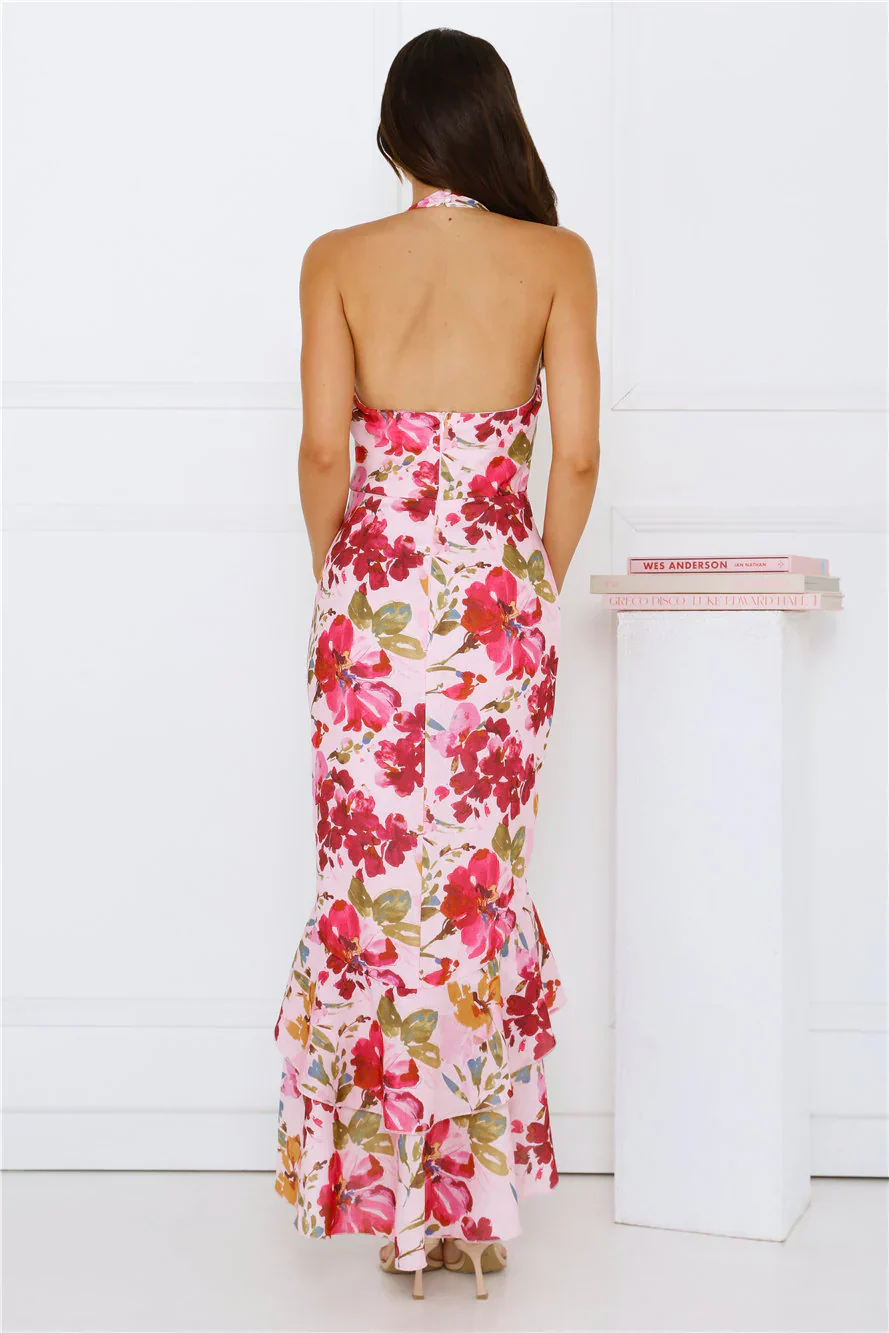 Wild Wonder Girl Maxi Dress Pink