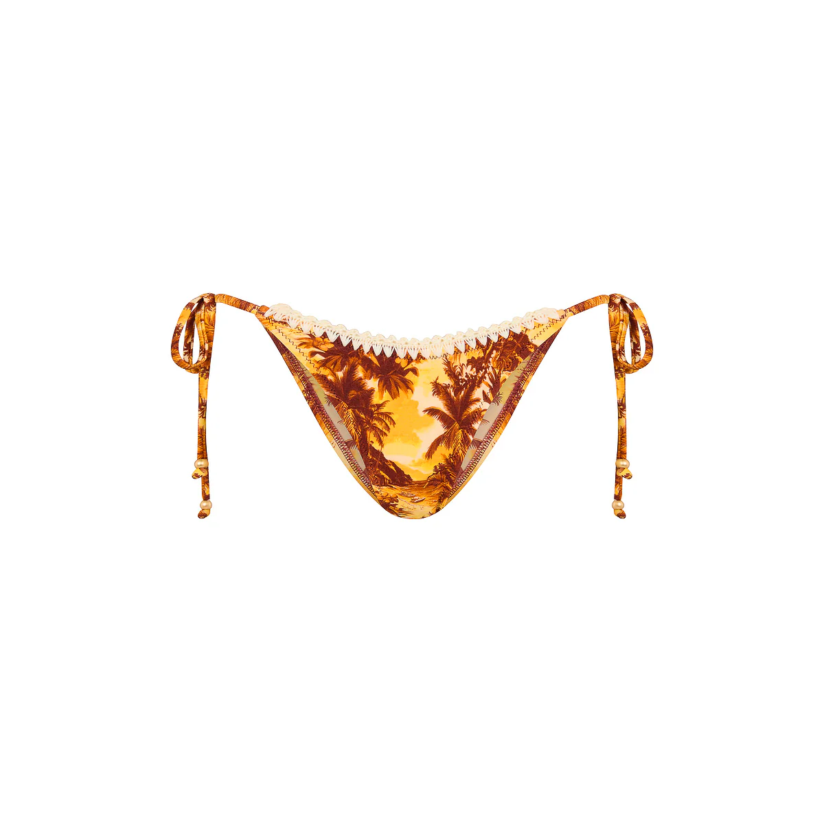 Crochet Dipped Cheeky Tie Bikini Bottom - Vintage Vacay