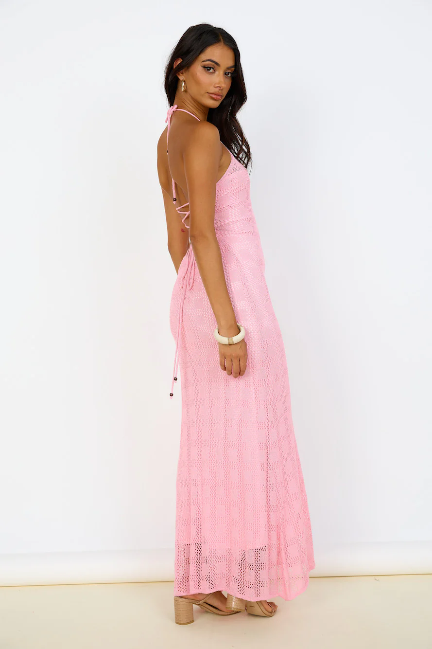 Kombucha Maxi Dress Pink