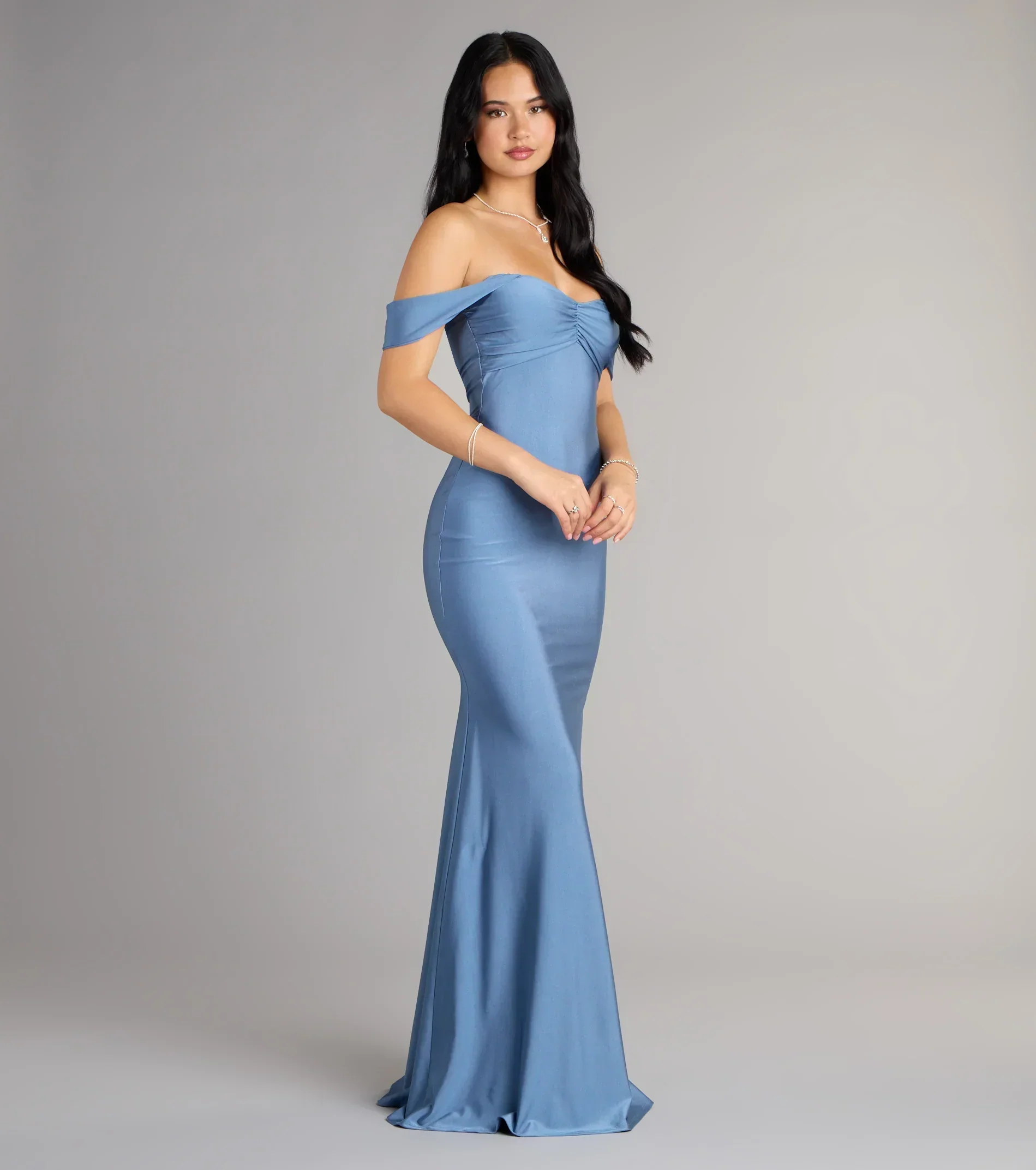 Rae Off-The-Shoulder Mermaid Formal Dress