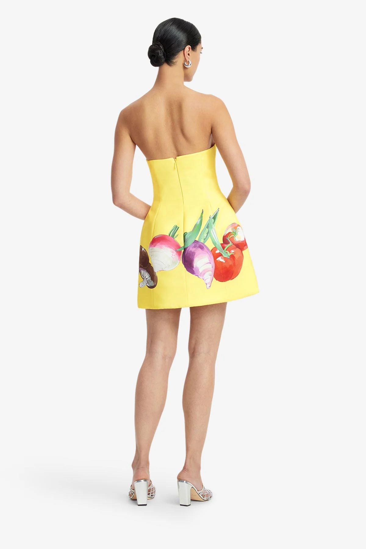 Zaria Bustier Mini Dress - Harvest Print