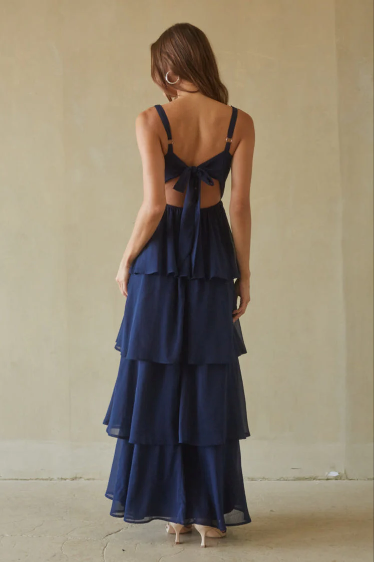 Clarke Ruffled Maxi Dress - luluinthesky